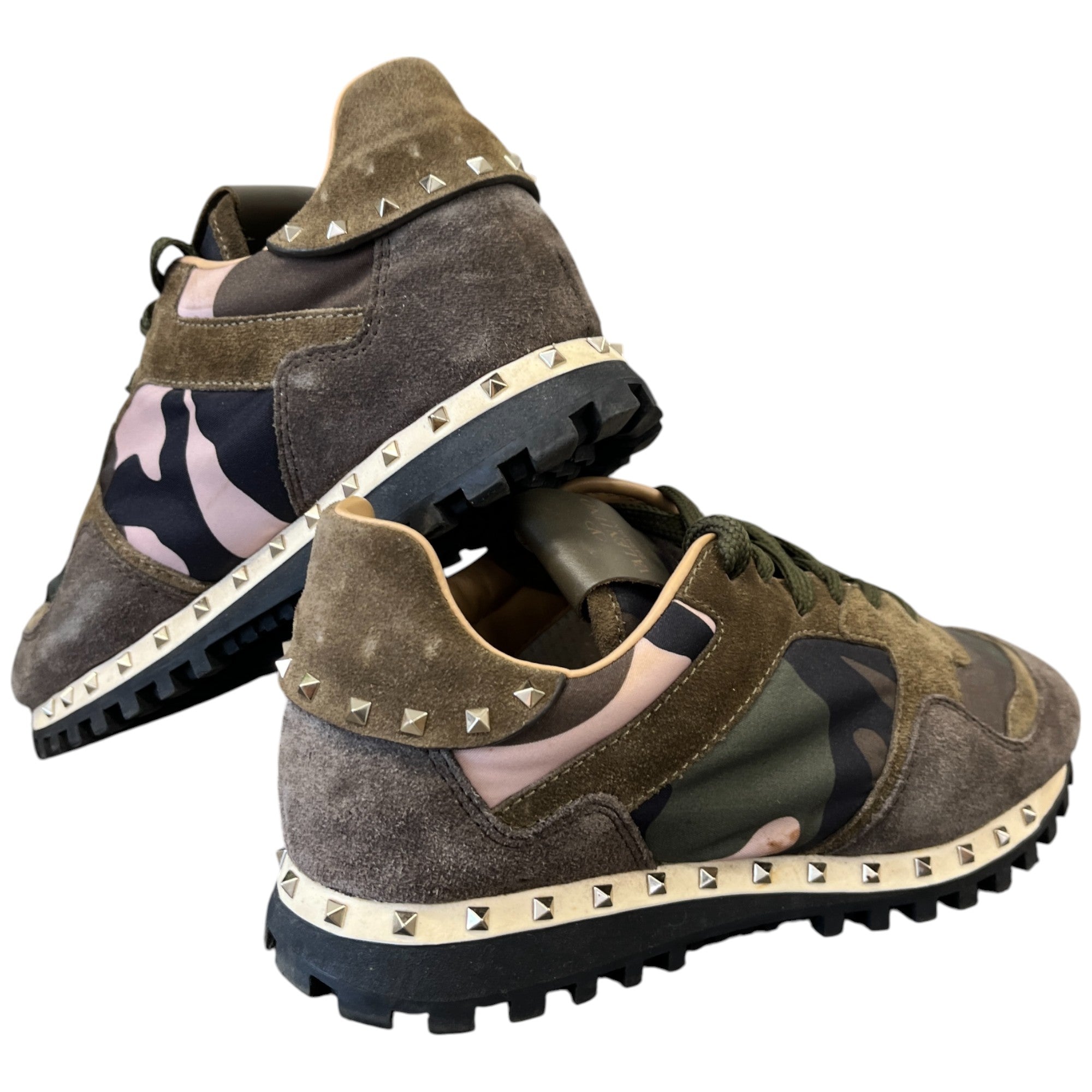 Women's Rockrunner Low Trainers Khaki Size EU 37 / UK 4