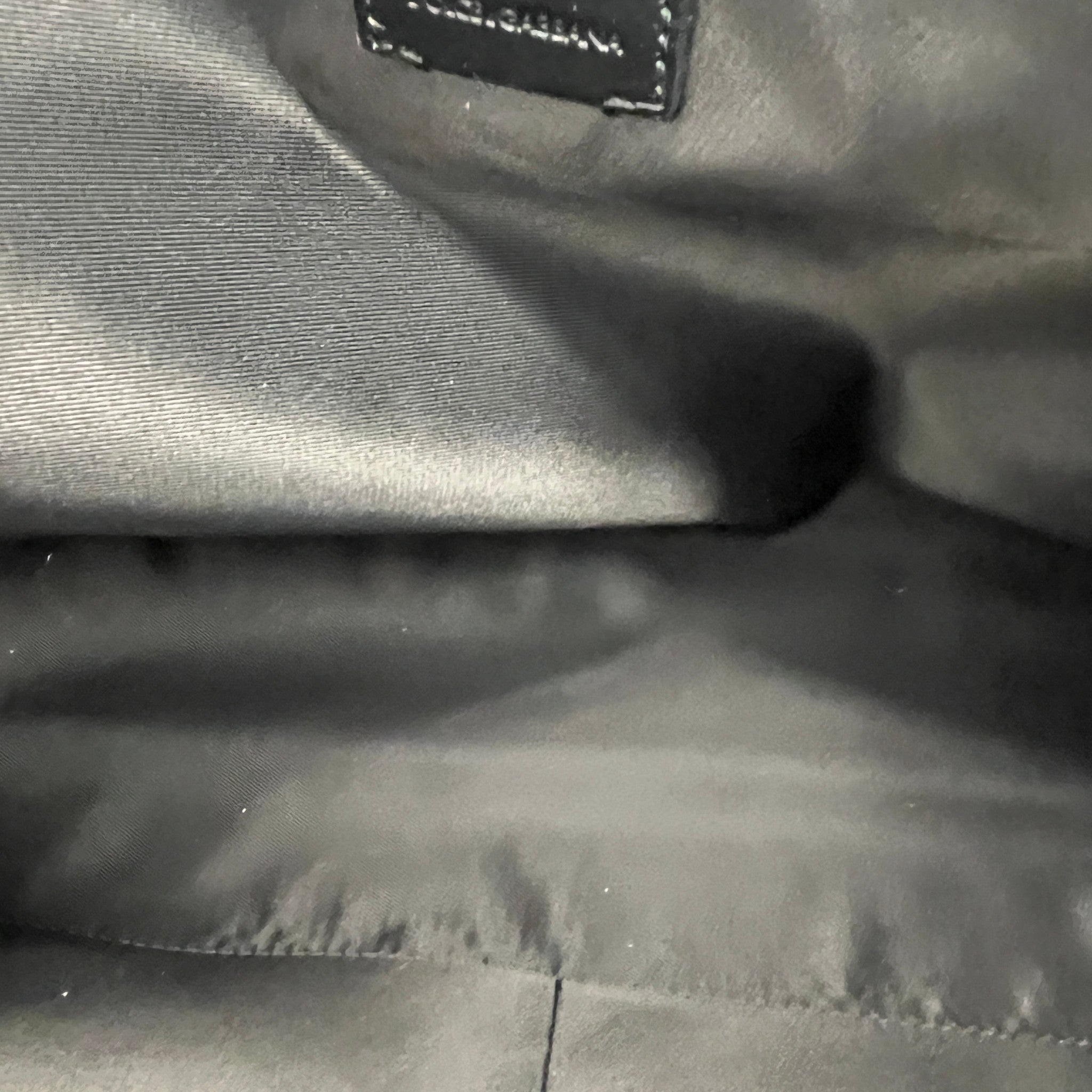 Men's Plaque Logo Messenger Bag Black