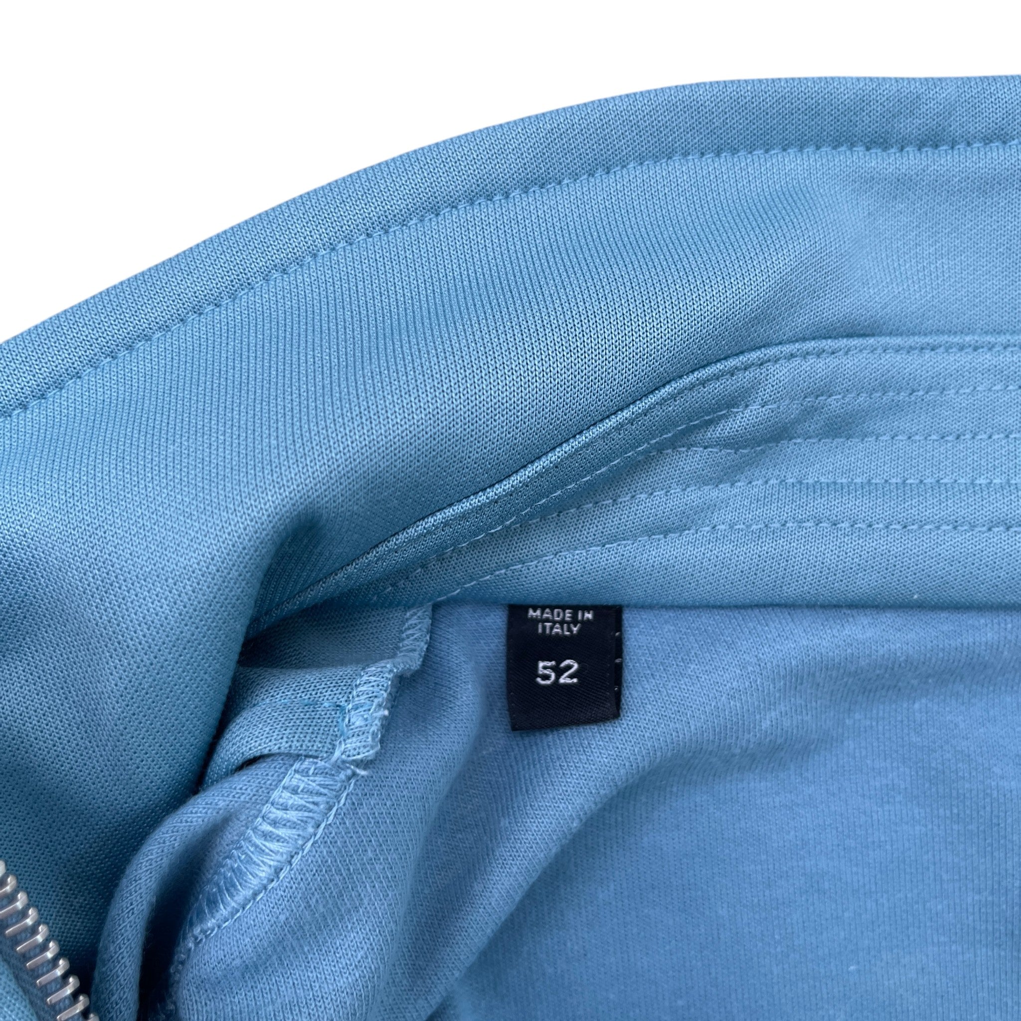 Men's Technical Jersey Track Jacket Blue Size IT 52 / UK XL