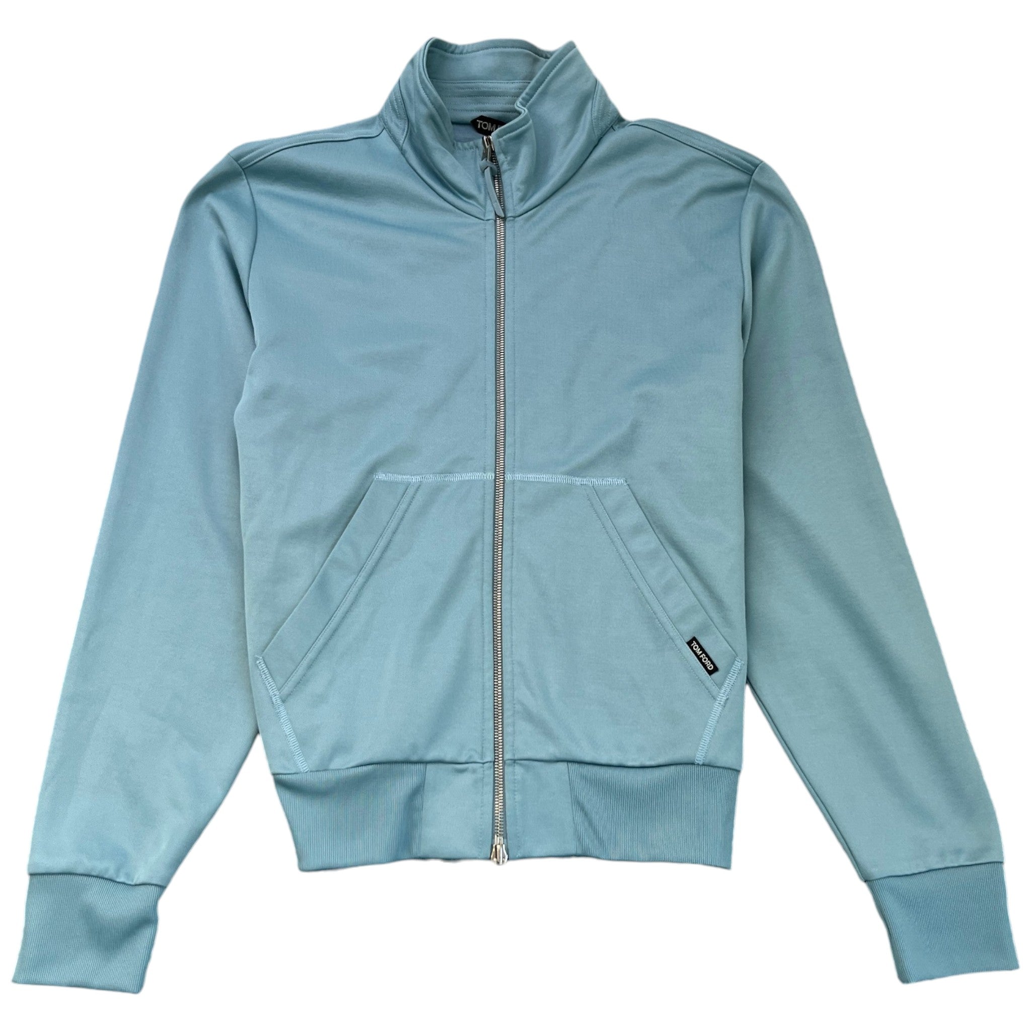 Men's Technical Jersey Track Jacket Blue Size IT 52 / UK XL
