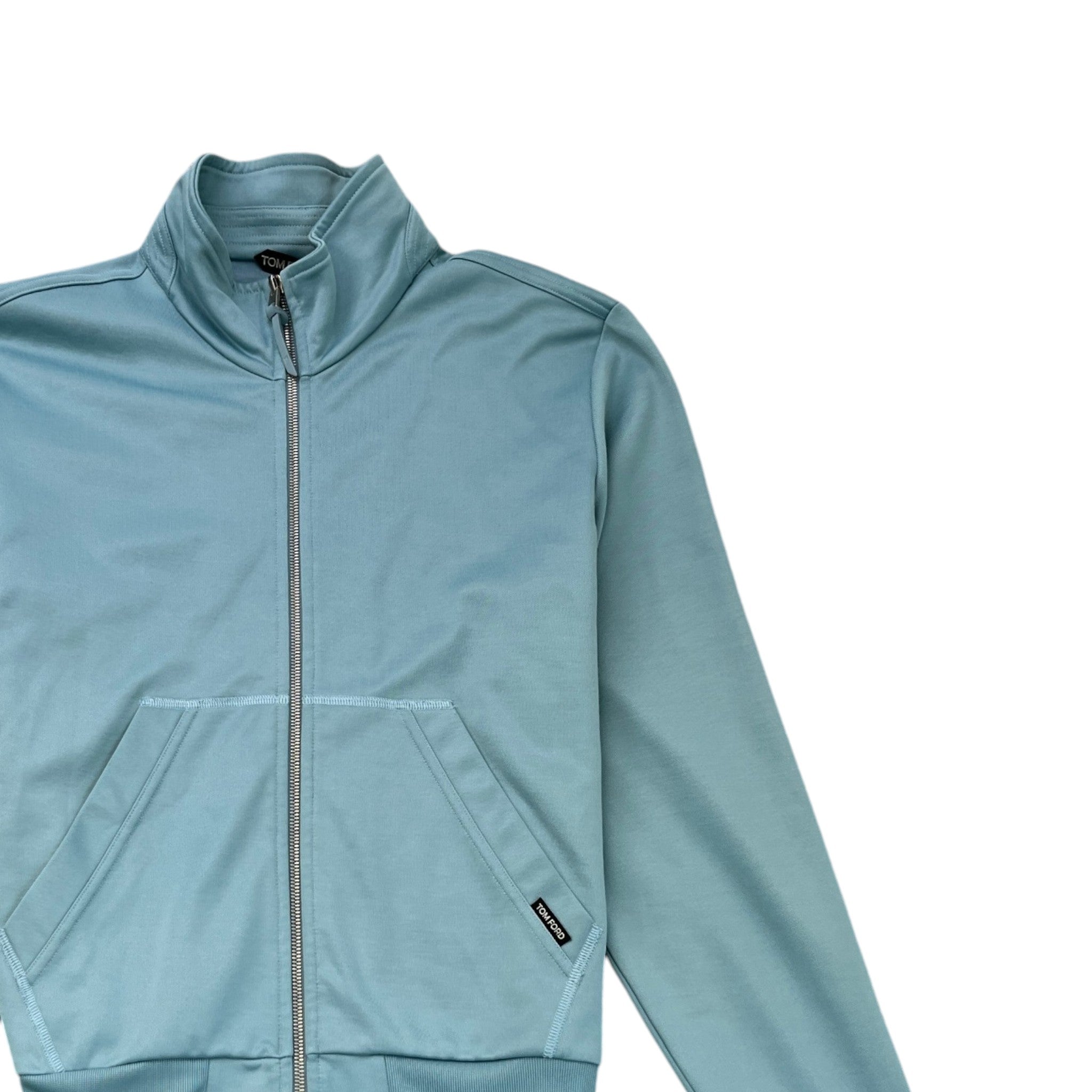 Men's Technical Jersey Track Jacket Blue Size IT 52 / UK XL