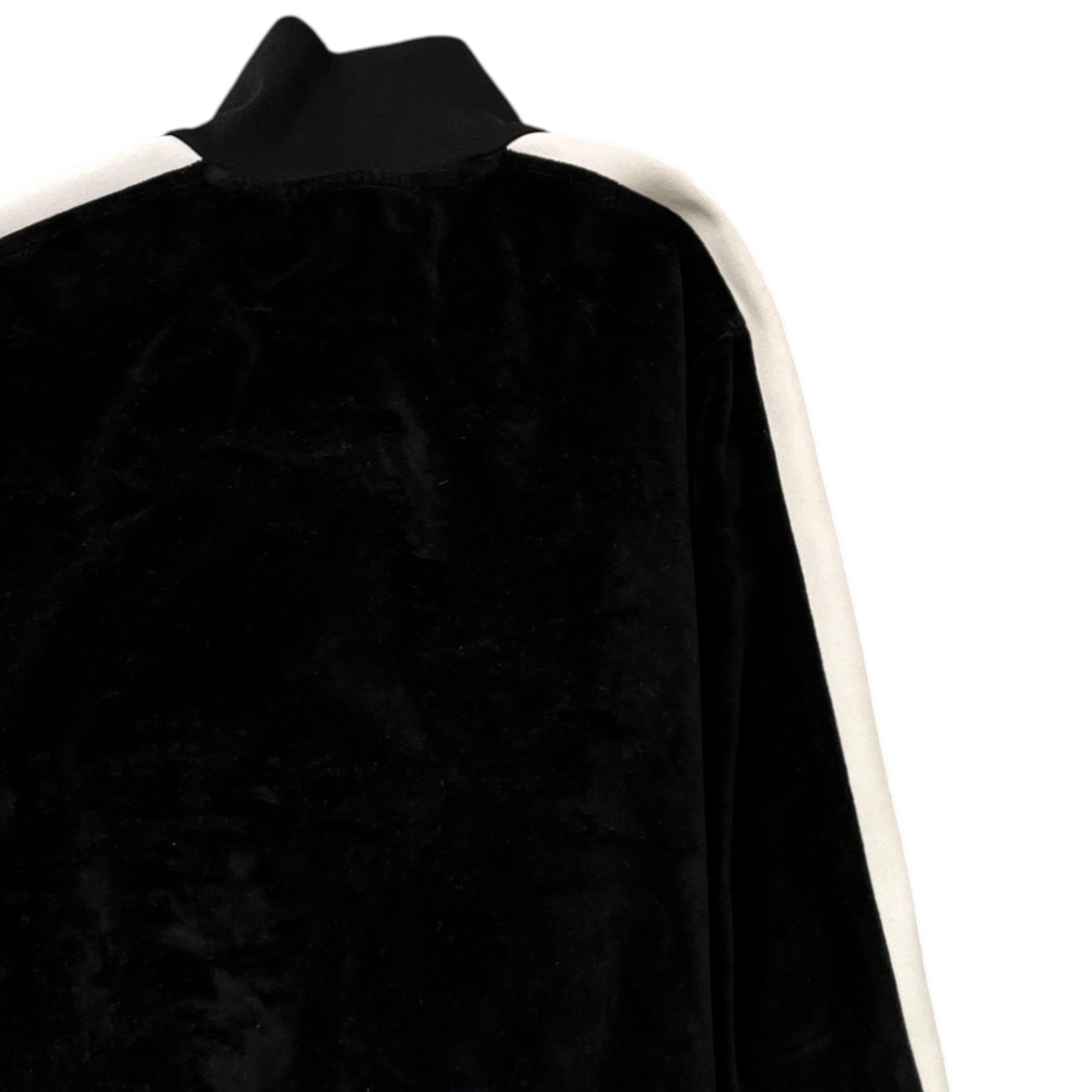 Men's Logo Print Track Jacket Black Size M