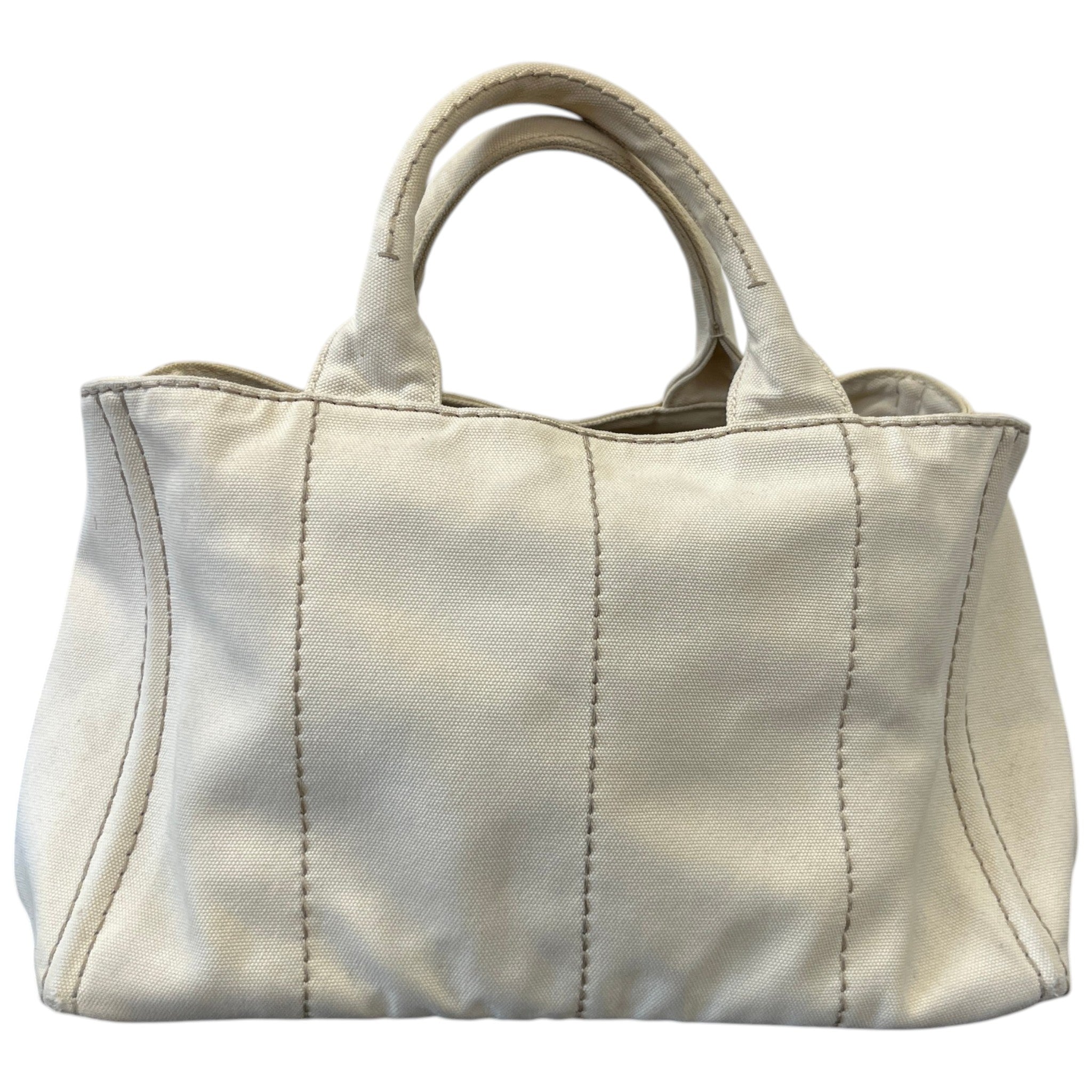 Women's Canvas Tote Handbag Cream