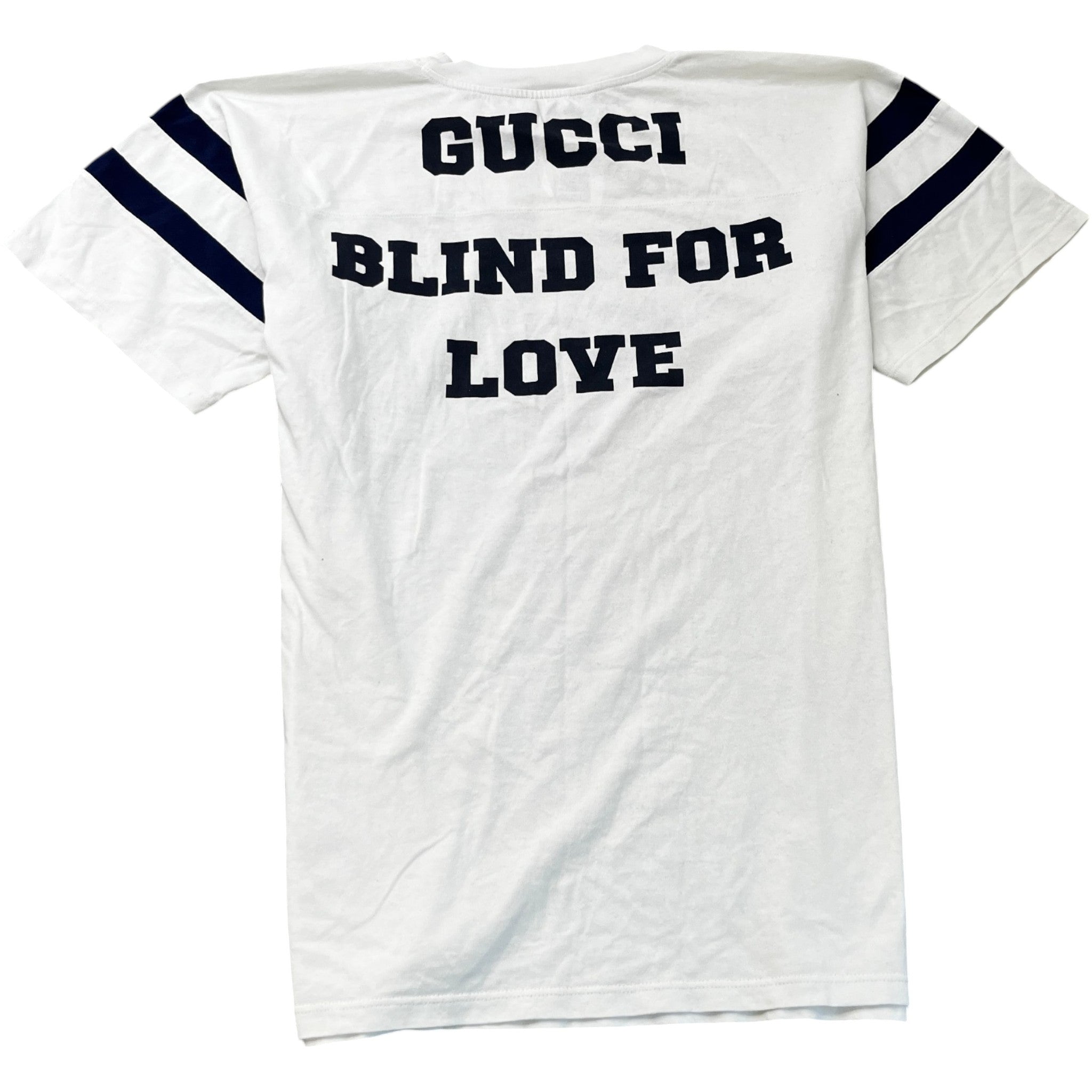 Men's Ss21 Alphabet Pattern Football Style T-Shirt White Size M