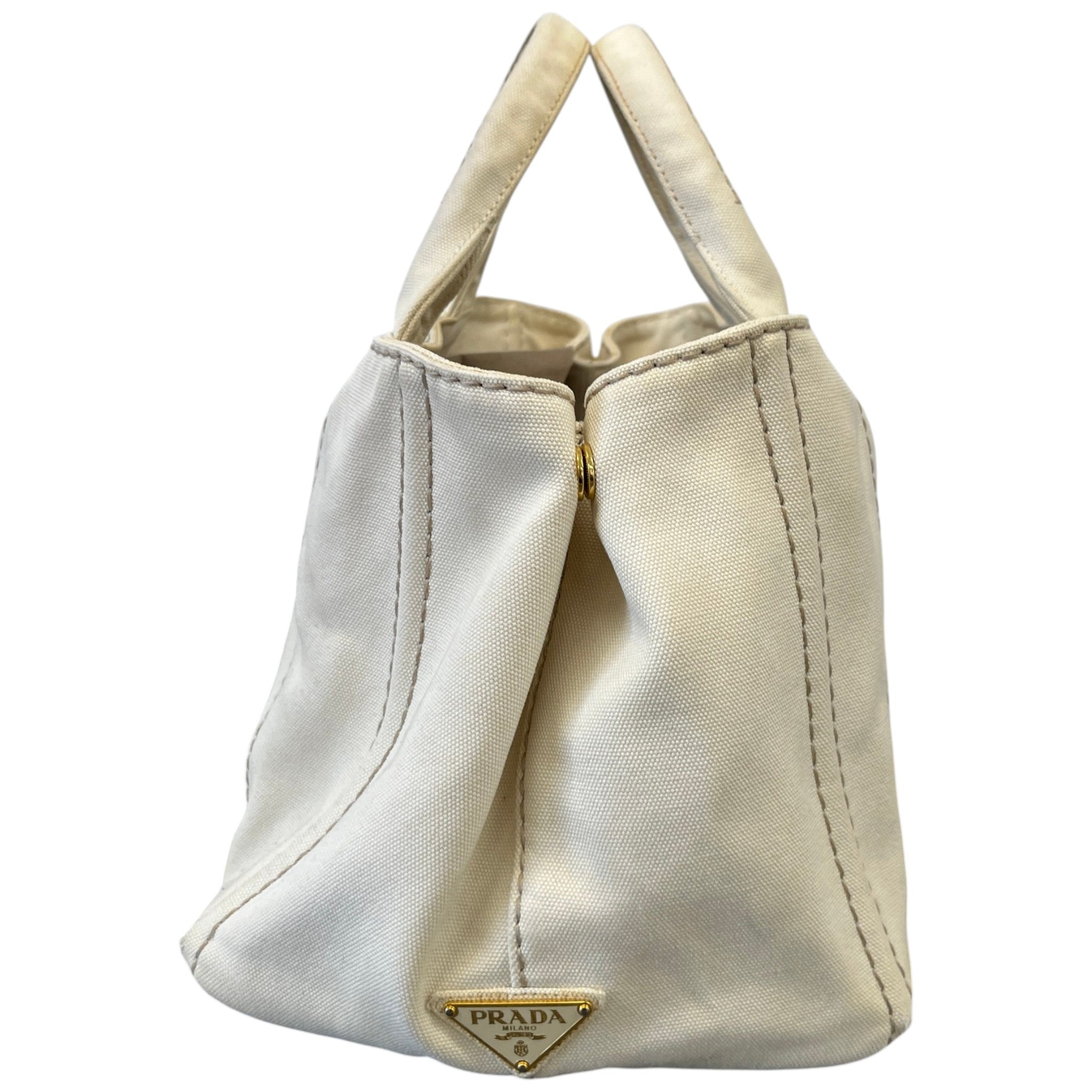 Women's Canvas Tote Handbag Cream