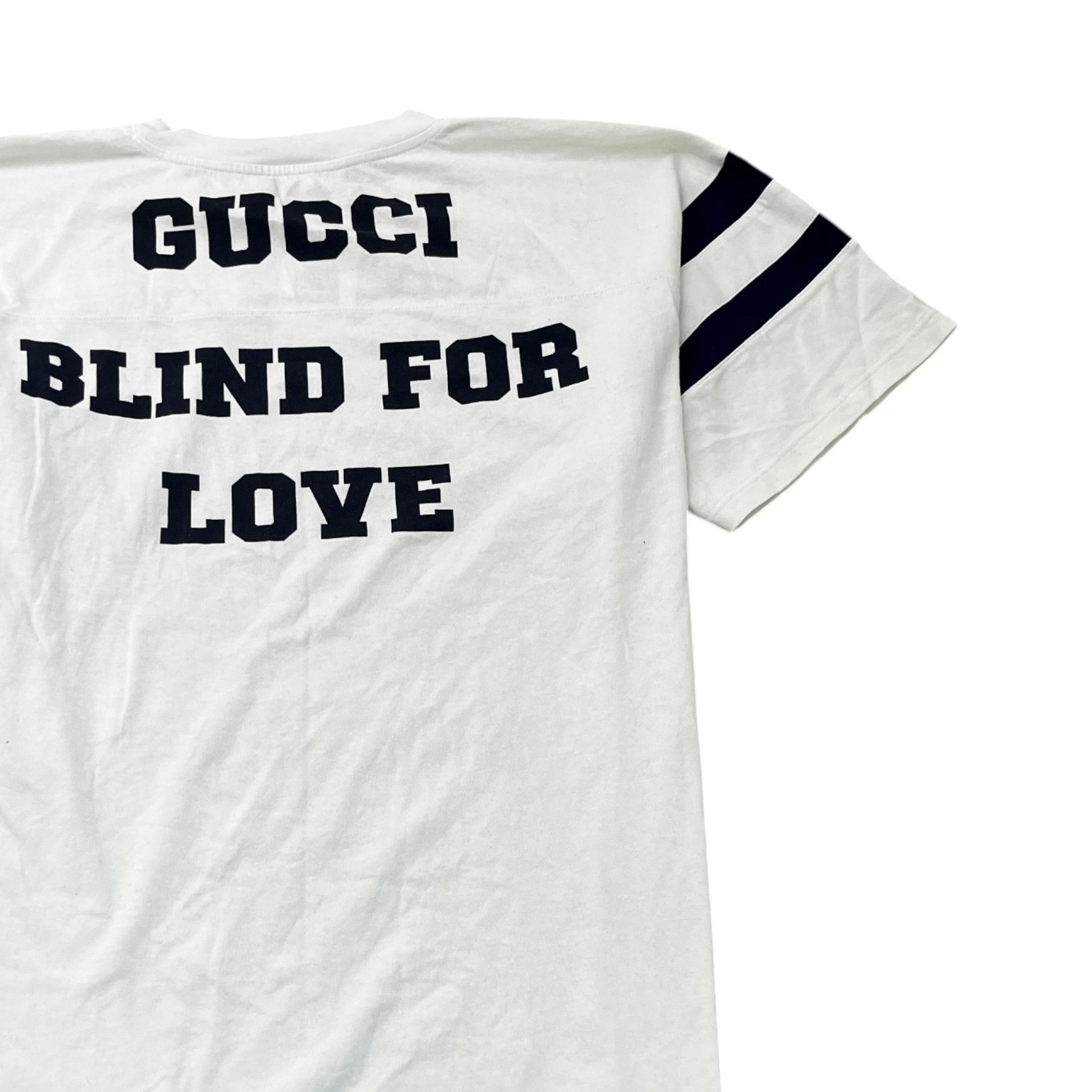 Men's Ss21 Alphabet Pattern Football Style T-Shirt White Size M