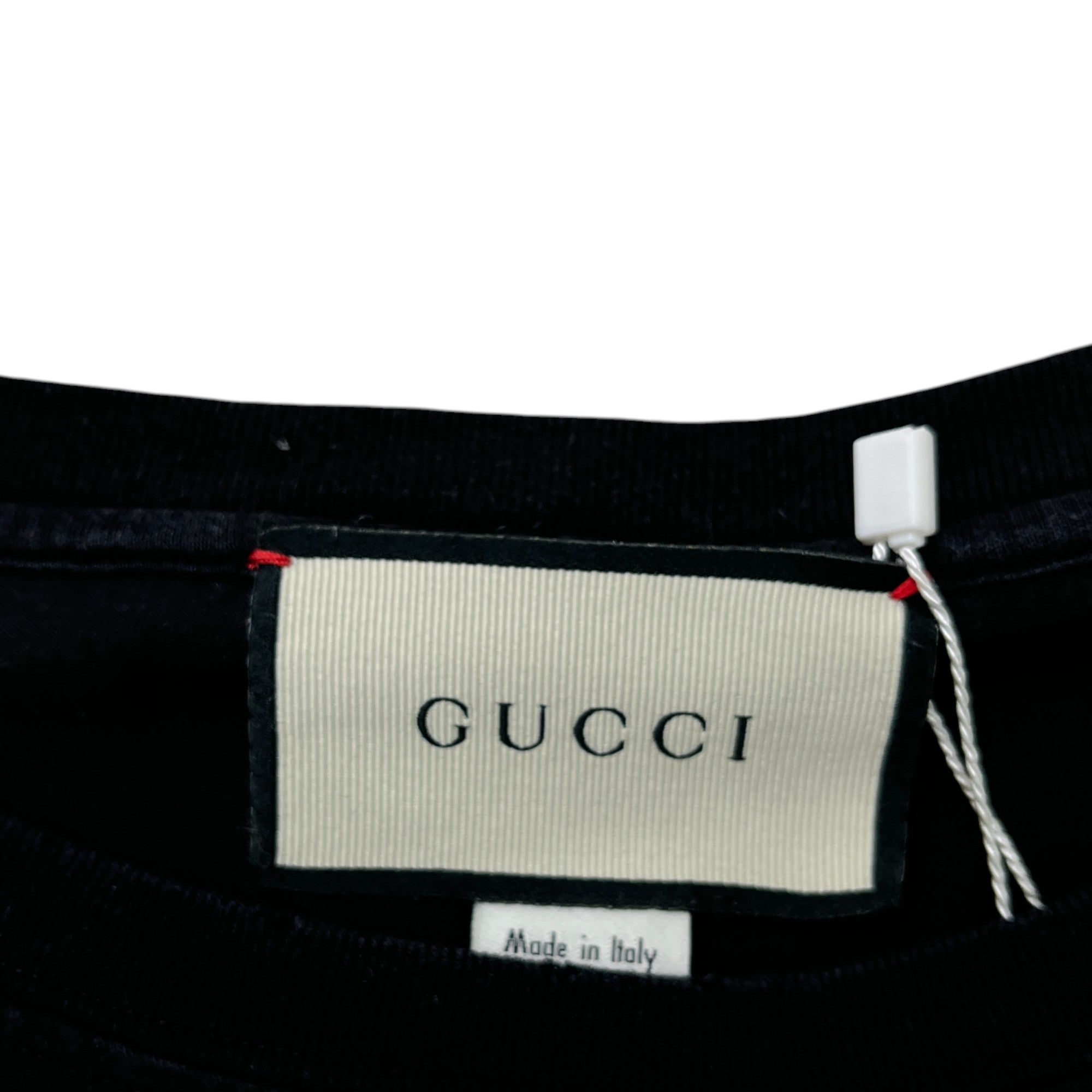 Men's Printed Logo T-Shirt Black Size M