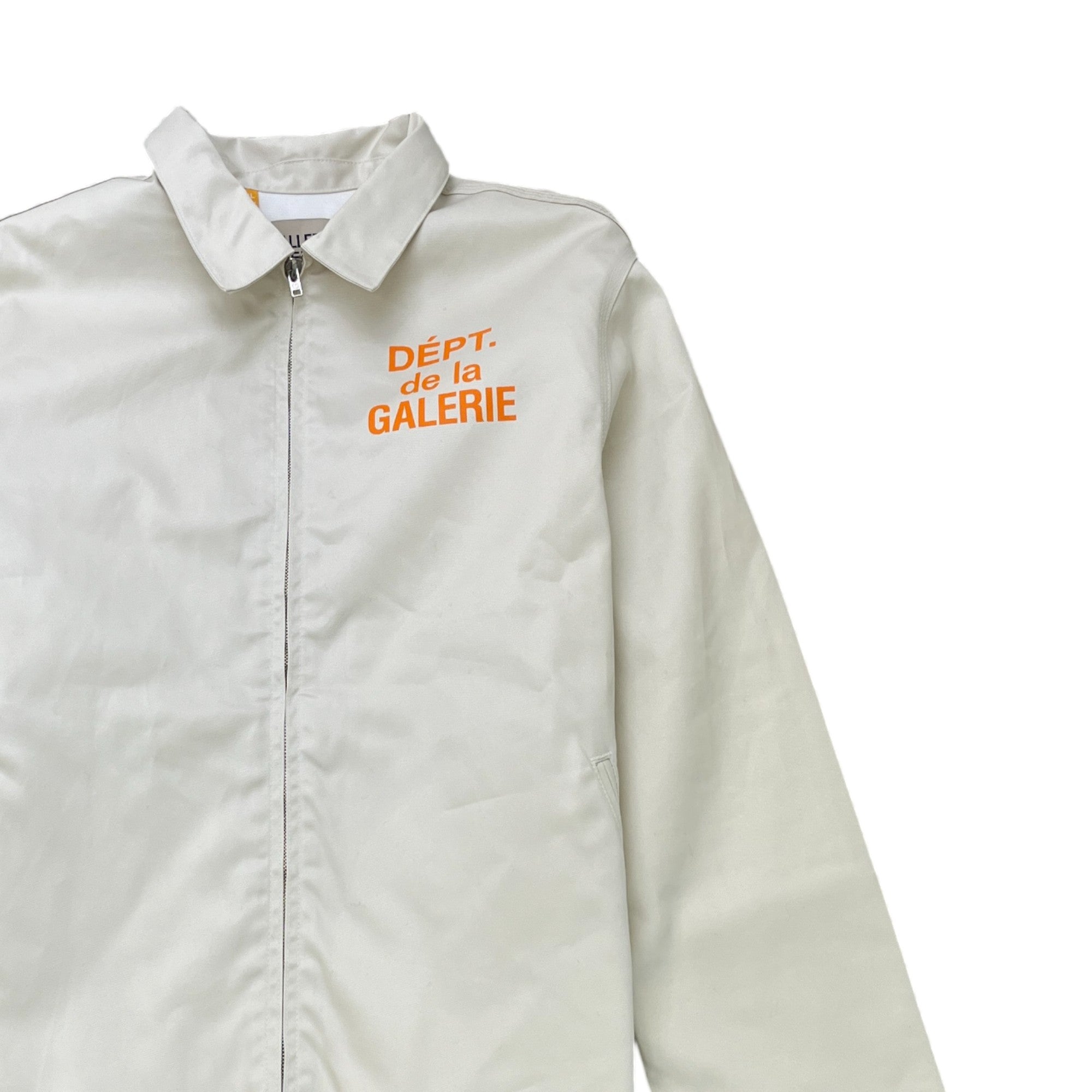 Men's Montecito Logo Jacket Cream Size XL