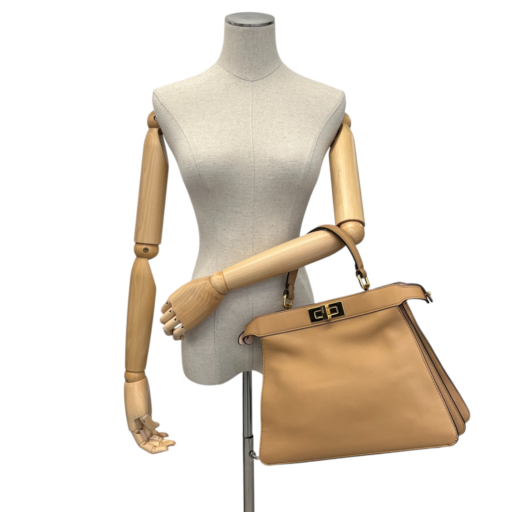 Women's Peekaboo Iseeu Small Handbag Beige