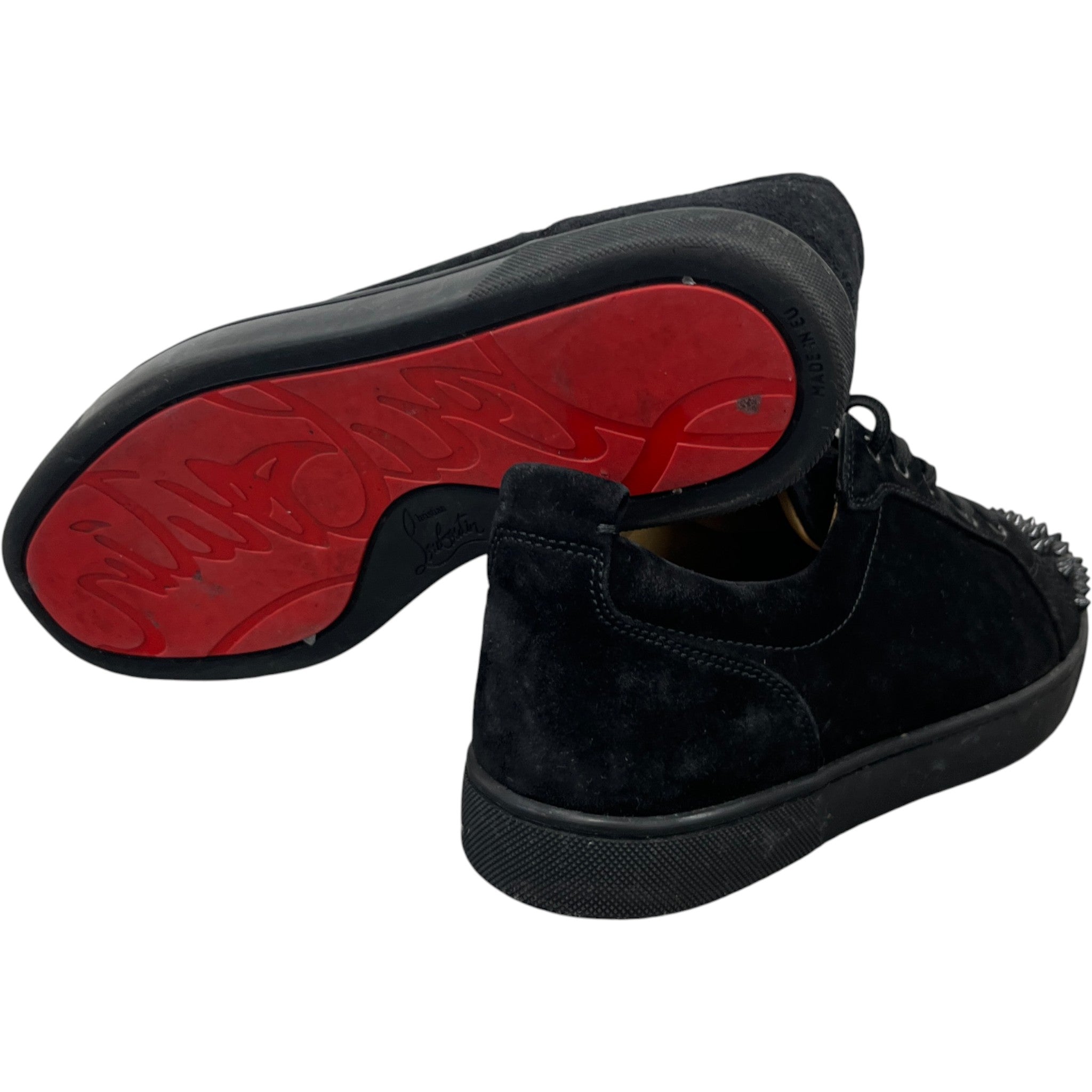 Men's Junior Spikes Low Trainers Black Size EU 41 / UK 7