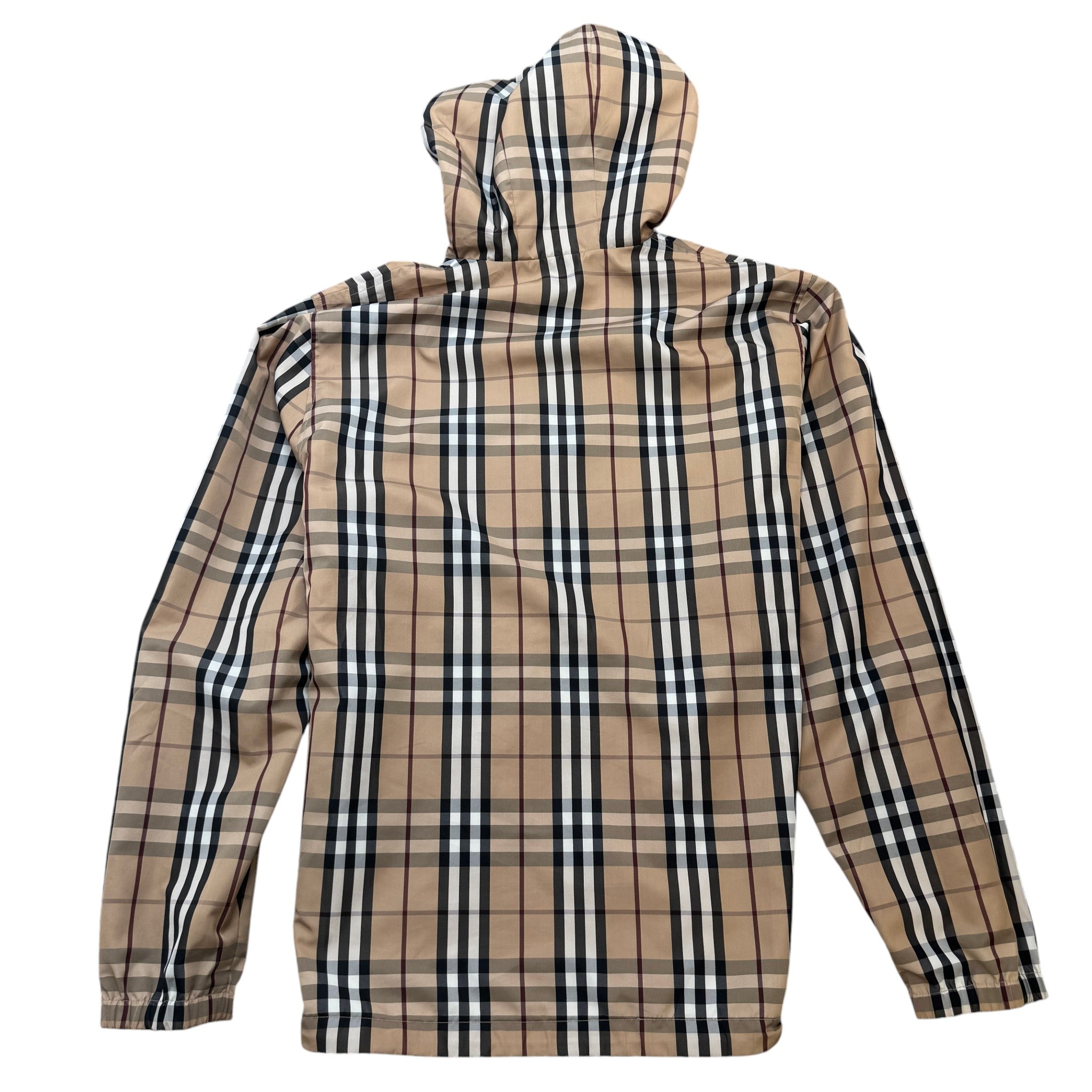 Men's Reversible Nova Check Jacket Beige Size M
