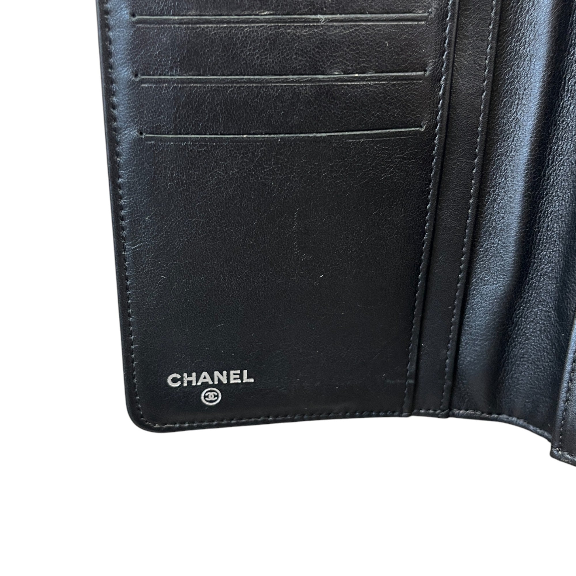 Women's Cc Logo Wallet Black