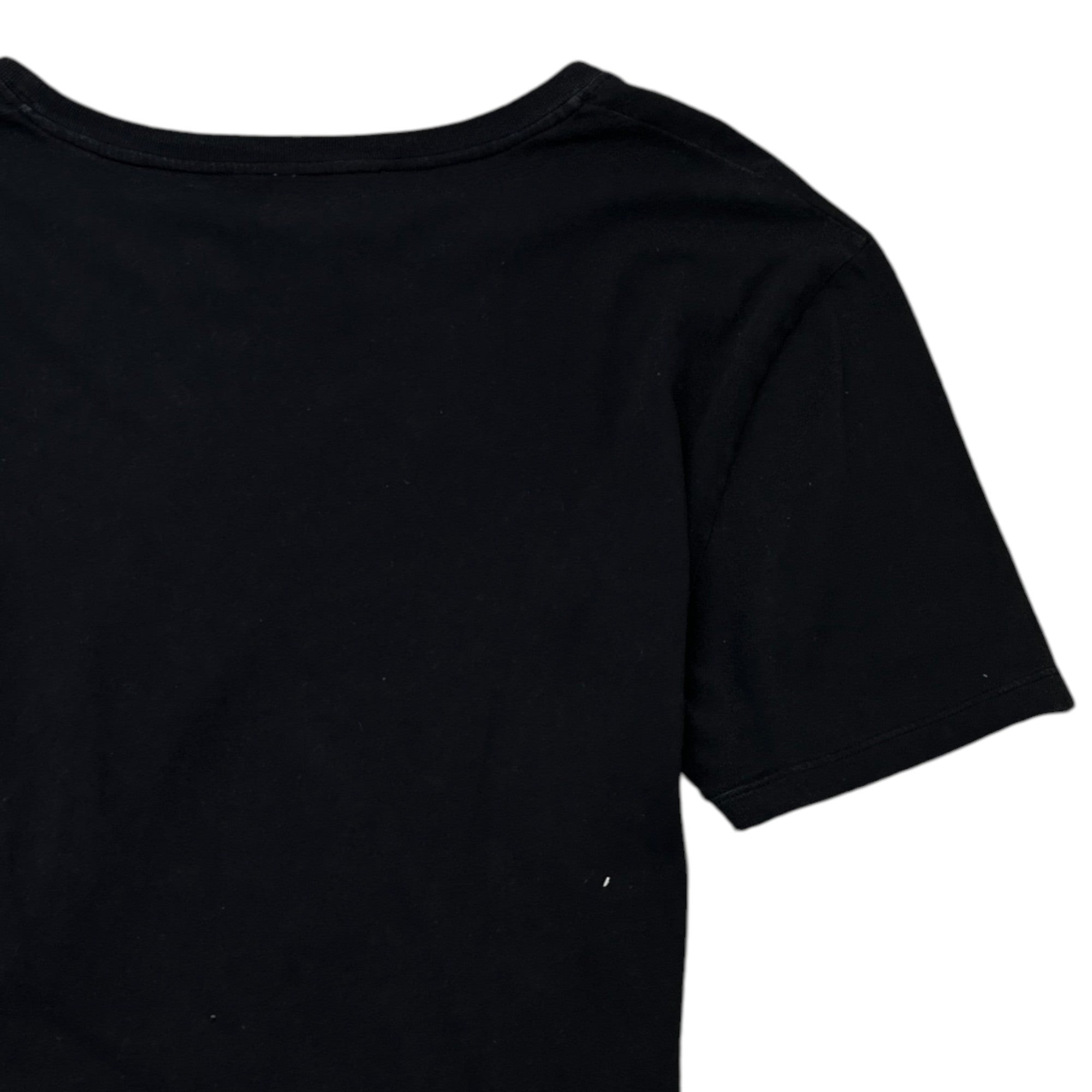 Men's Printed Logo T-Shirt Black Size M