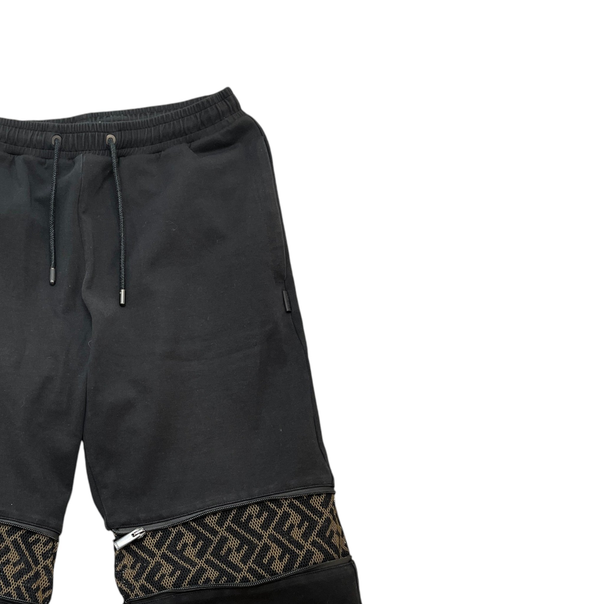 Men's Ff Zucca Casual Shorts Black Size IT 48 / UK 32