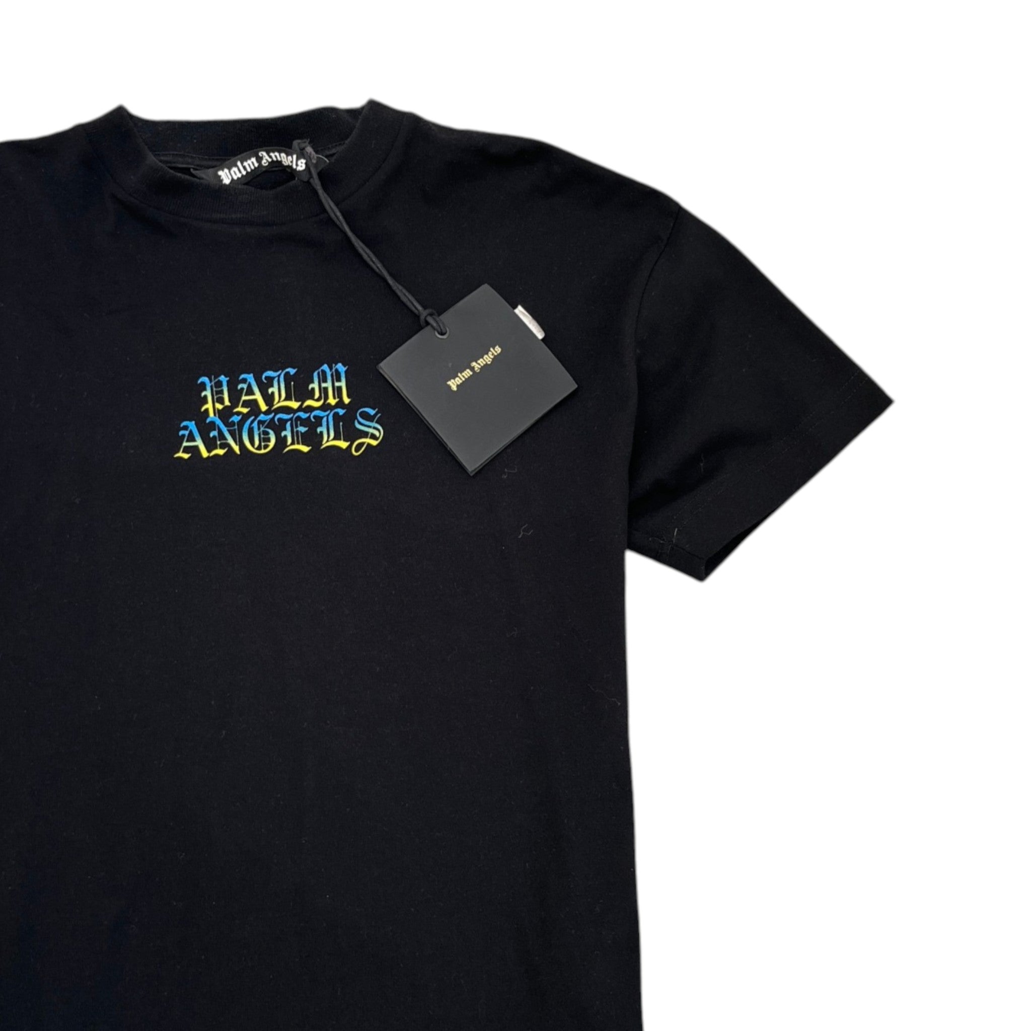 Men's Logo Print T-Shirt Black Size S