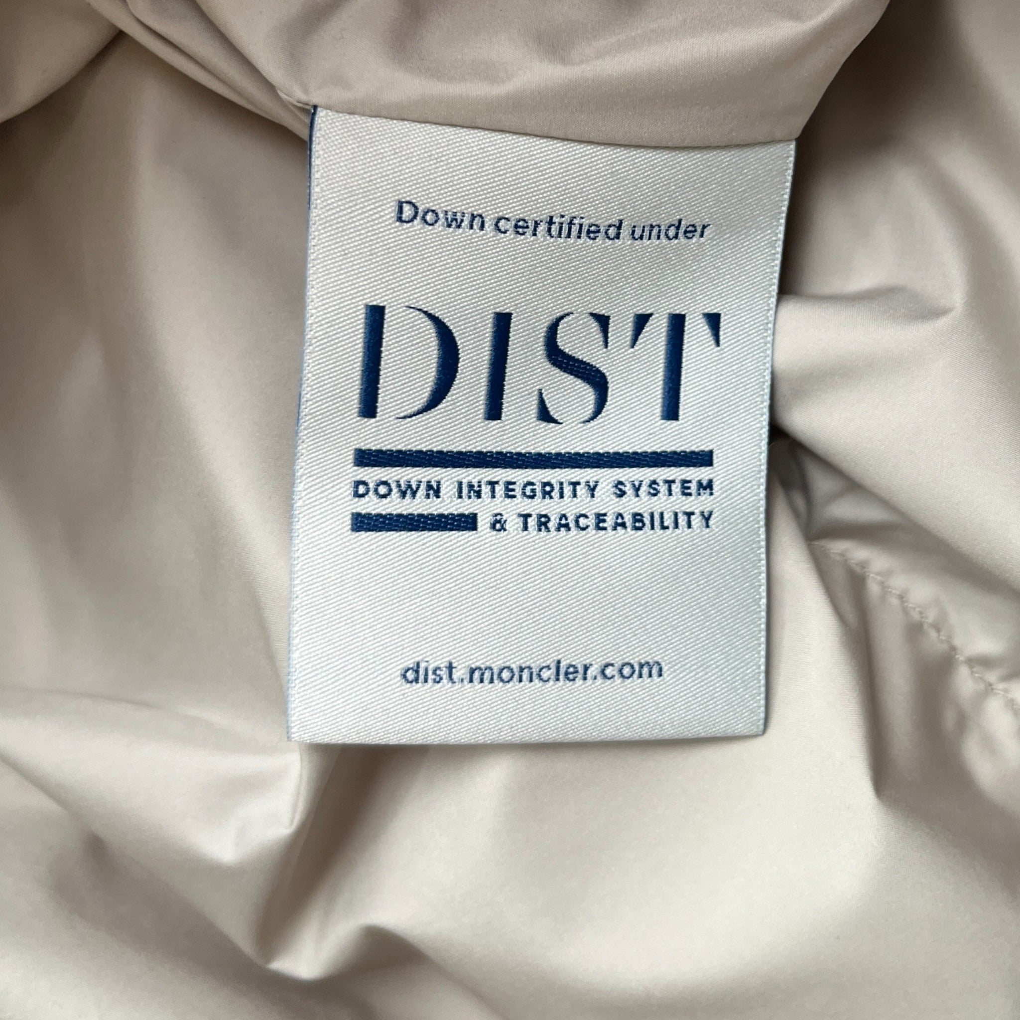 Men's Augert Down Jacket Beige Size 7 / XXXXL