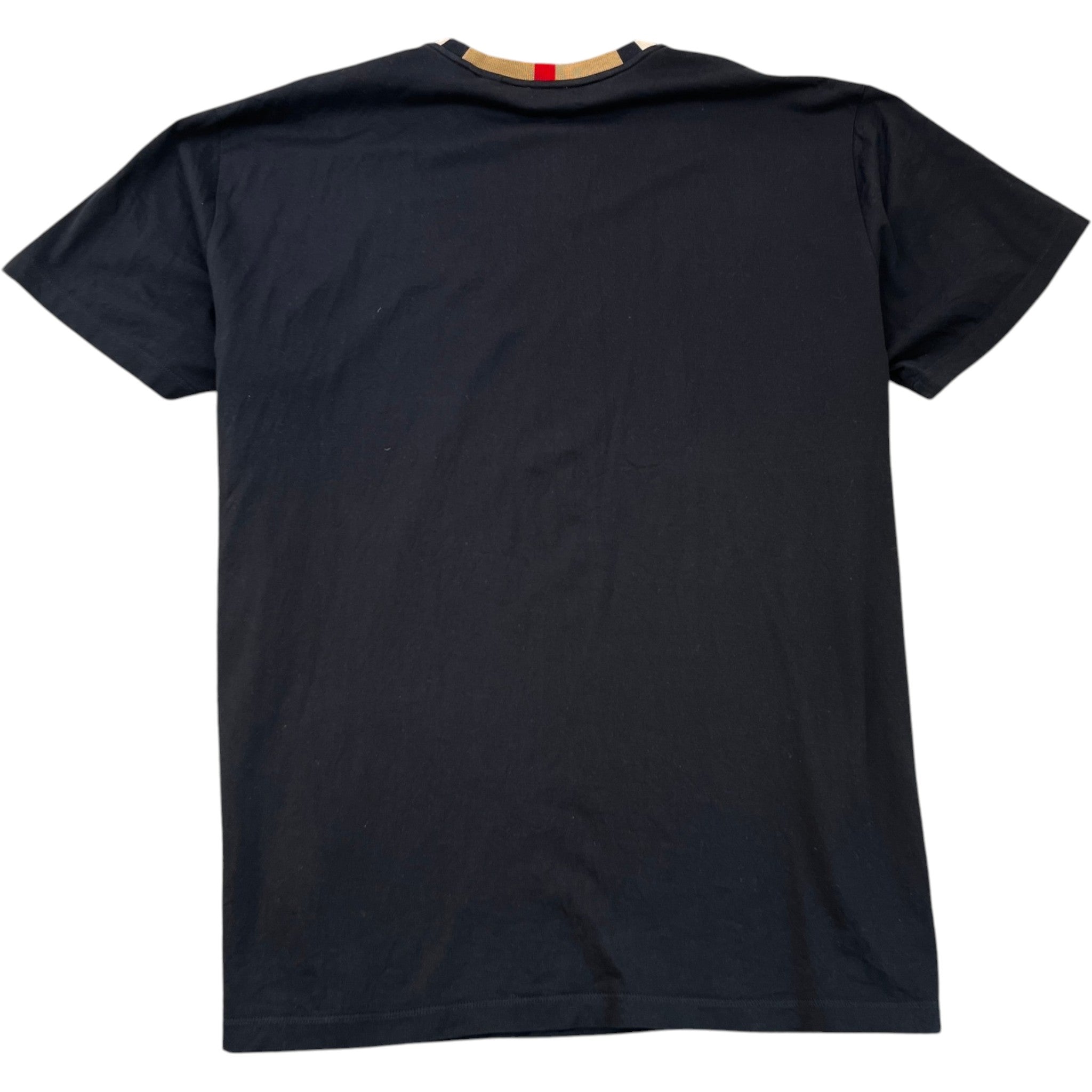 Men's Icon Stripe Trim T-Shirt Black Size XXL