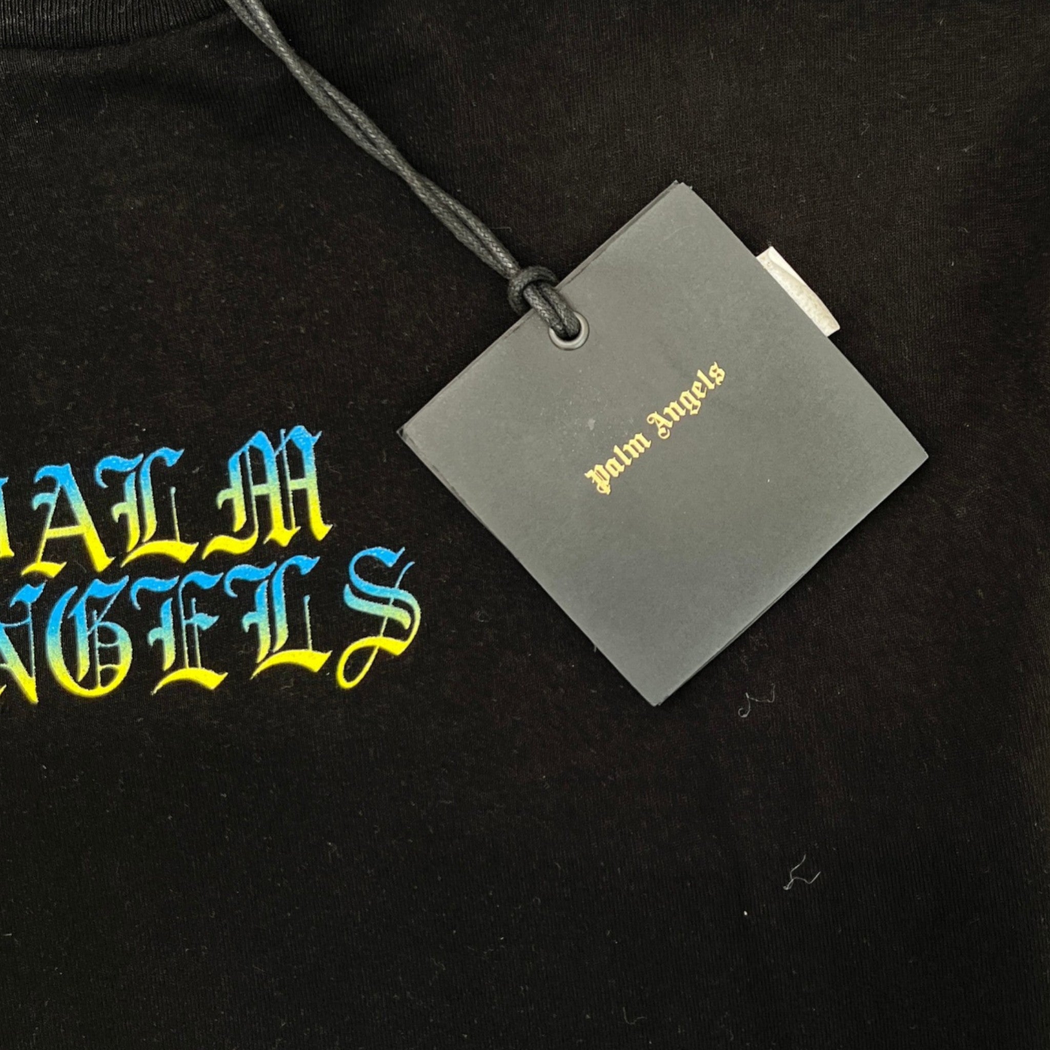 Men's Logo Print T-Shirt Black Size S