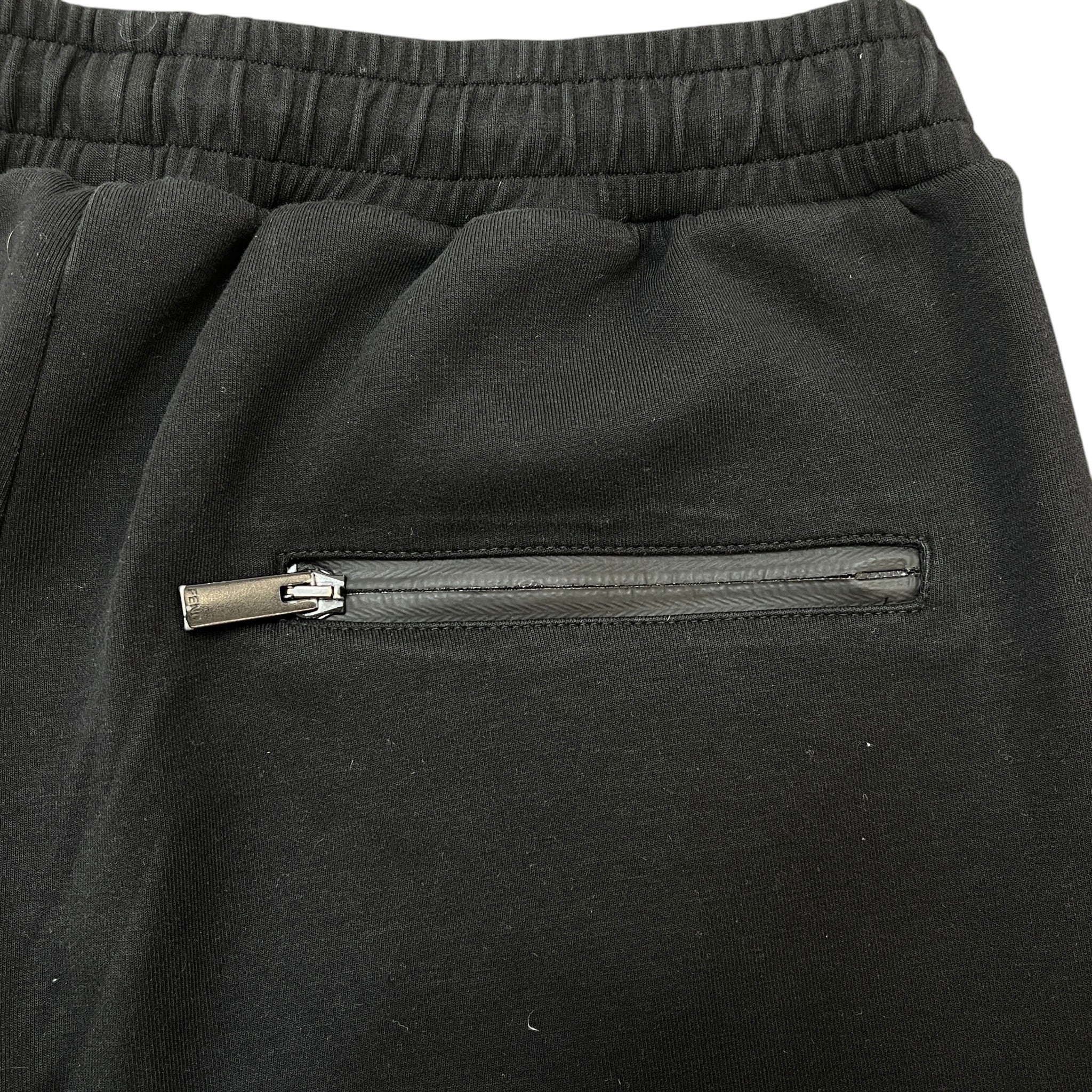 Men's Ff Zucca Casual Shorts Black Size IT 48 / UK 32