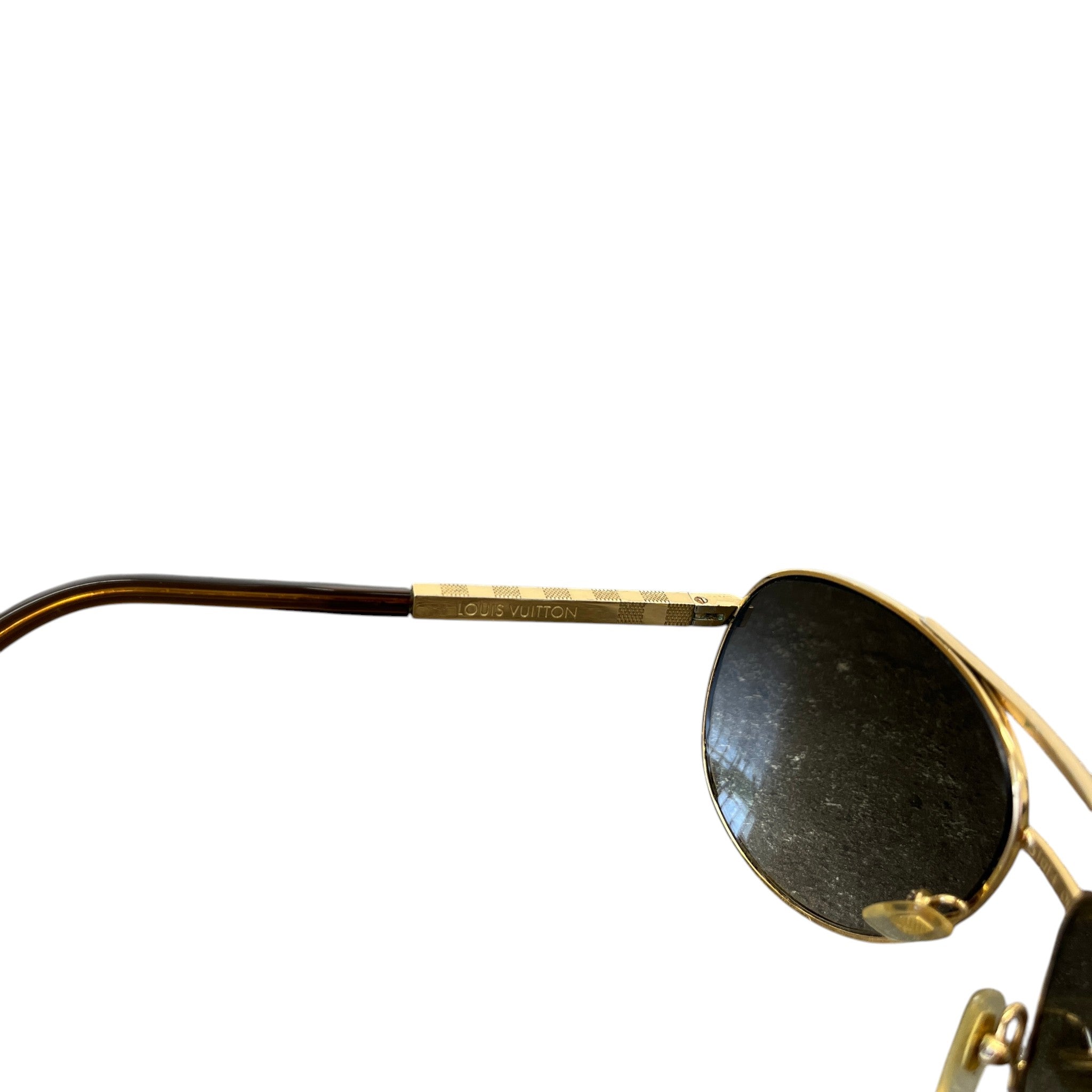 Men's Zo339U Attitude Pilote Sunglasses Gold