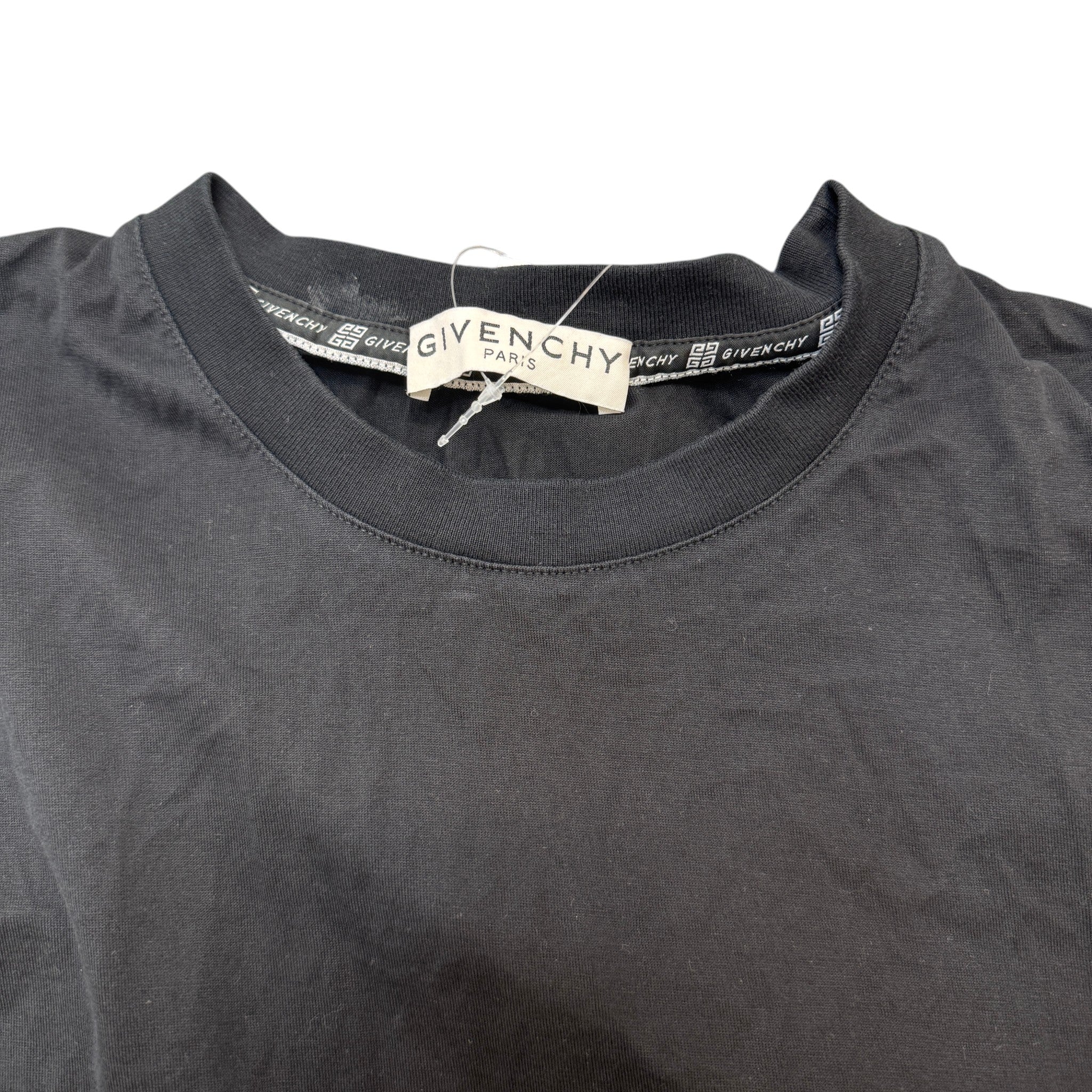 Men's Logo Print T-Shirt Black Size S