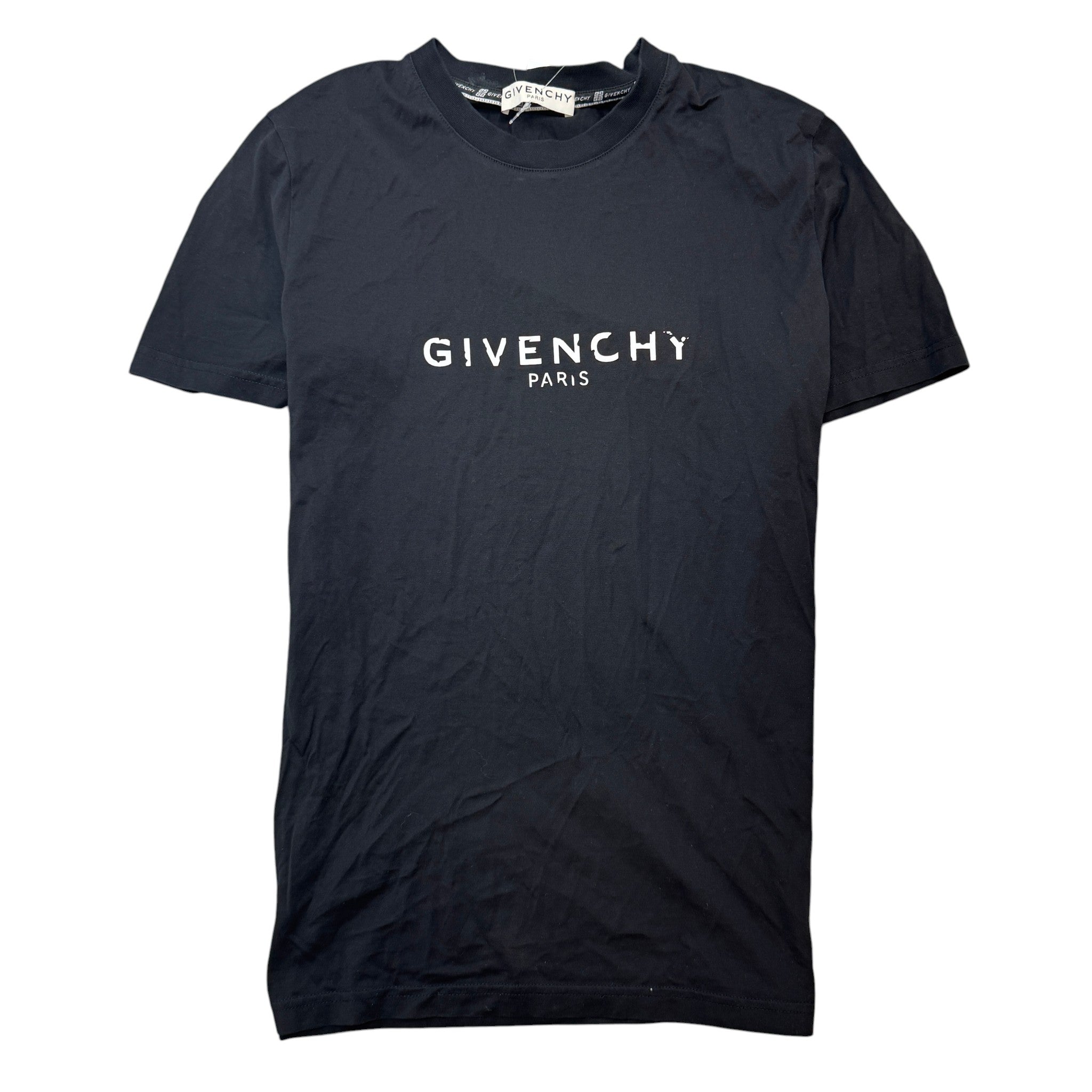 Men's Logo Print T-Shirt Black Size S