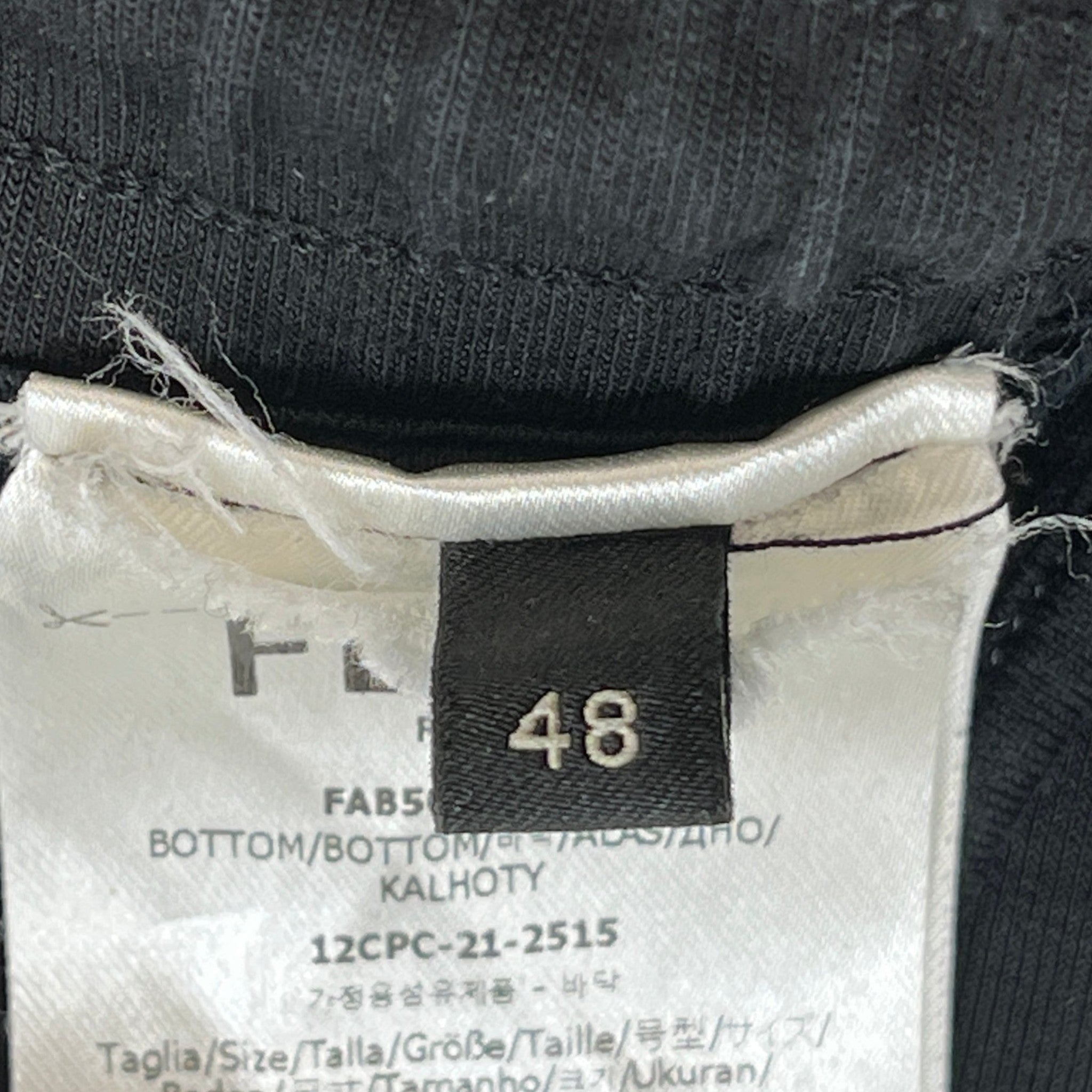 Men's Ff Zucca Casual Shorts Black Size IT 48 / UK 32