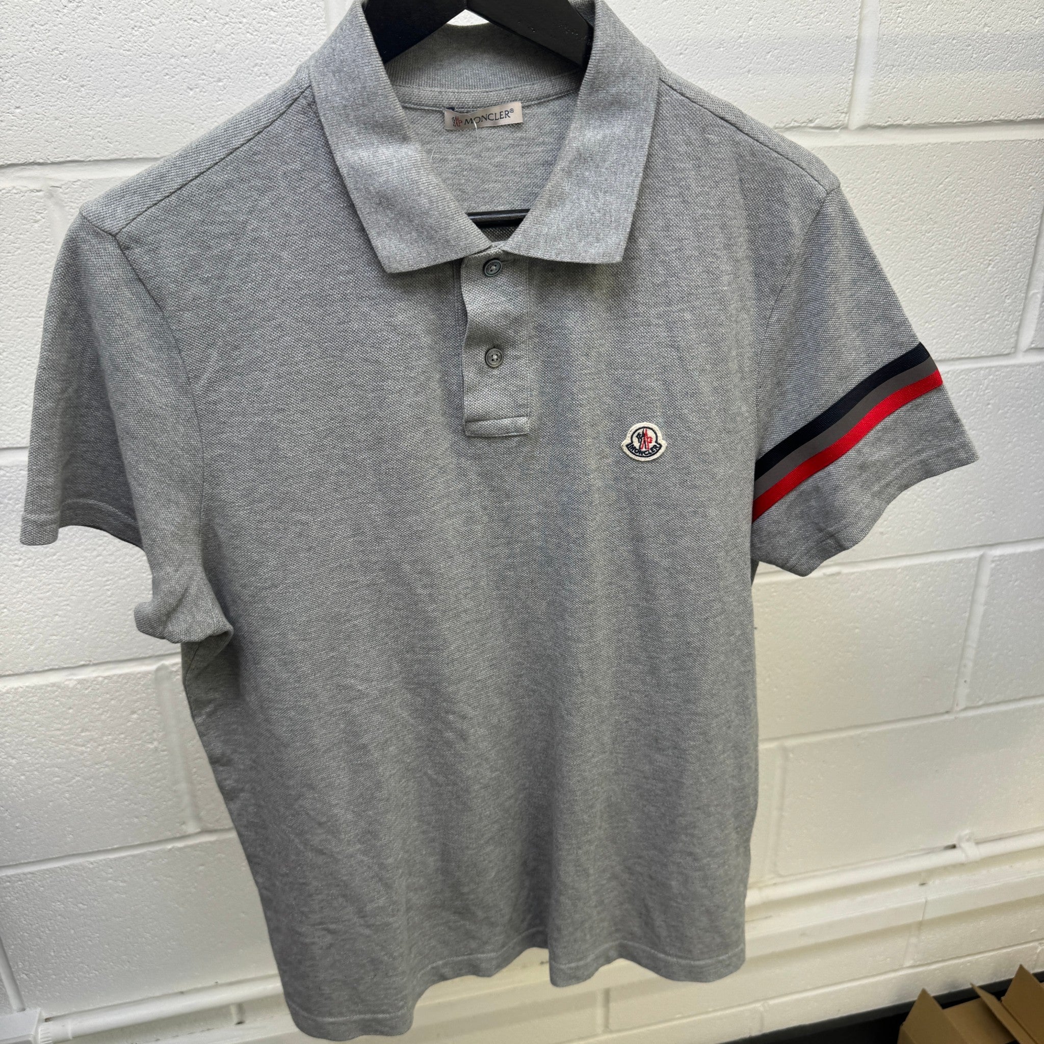 Men's Maglia Polo Shirt Grey Size M