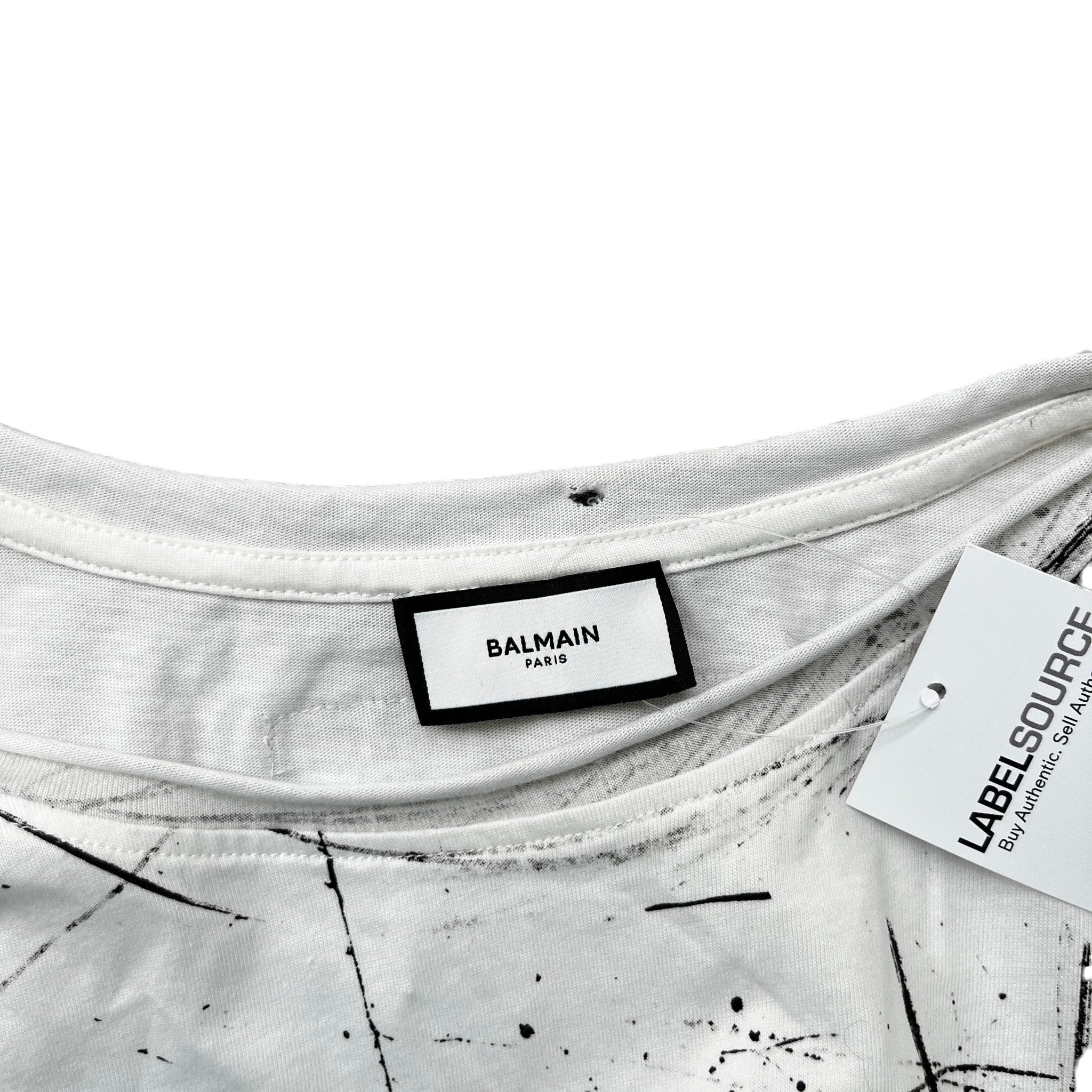 Men's Go Away Graffiti Vest White Size XL