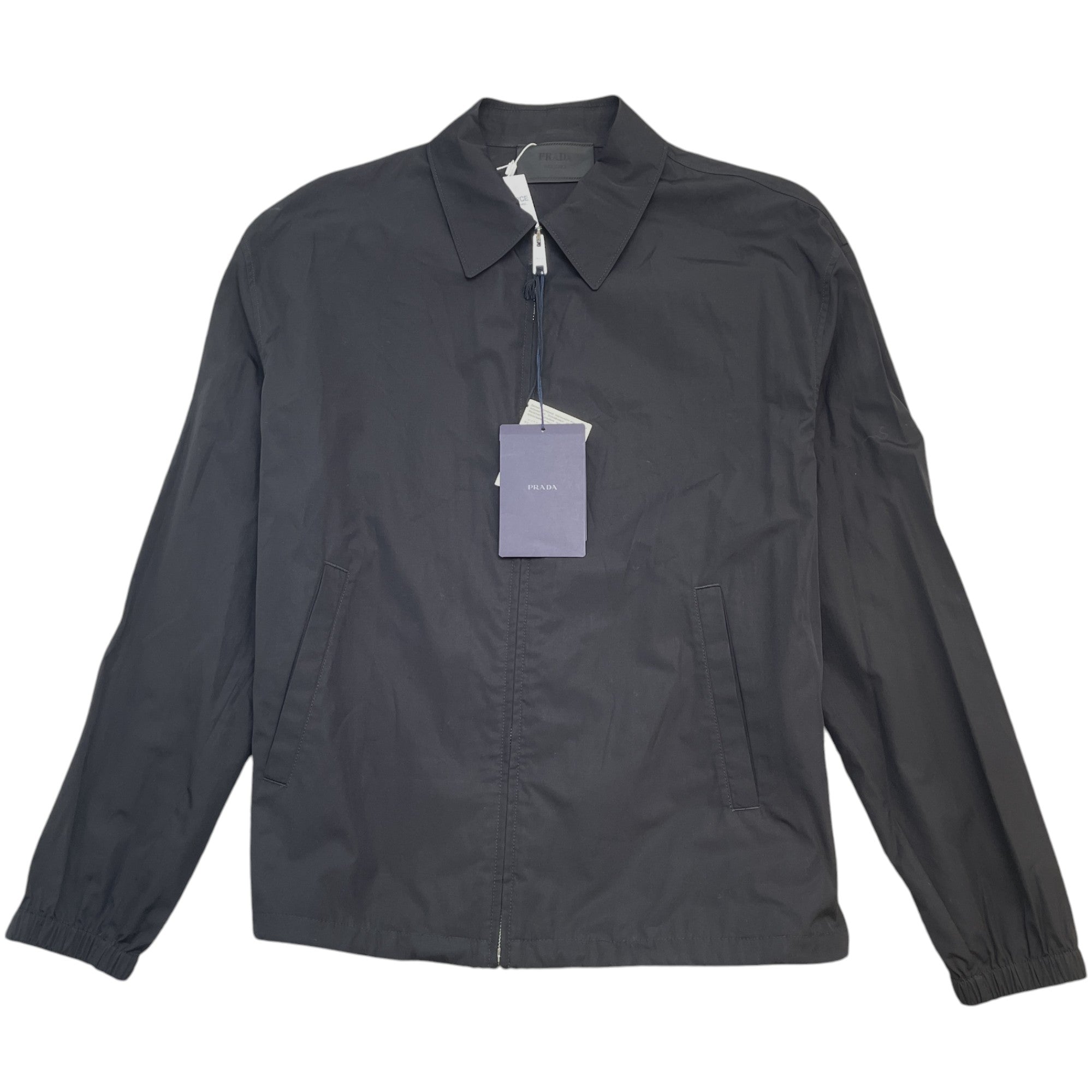 Men's Triangle Logo Jacket Black Size S