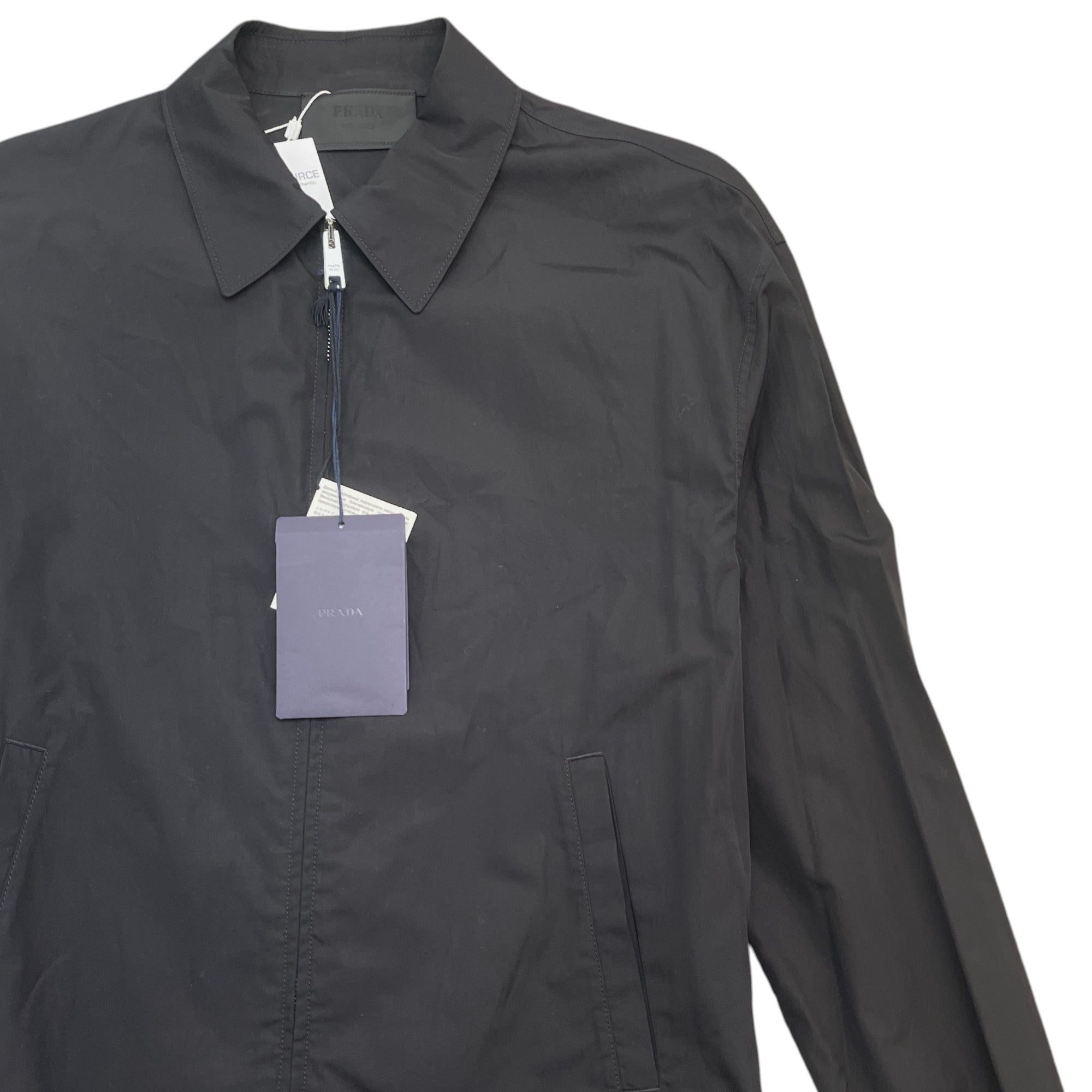 Men's Triangle Logo Jacket Black Size S