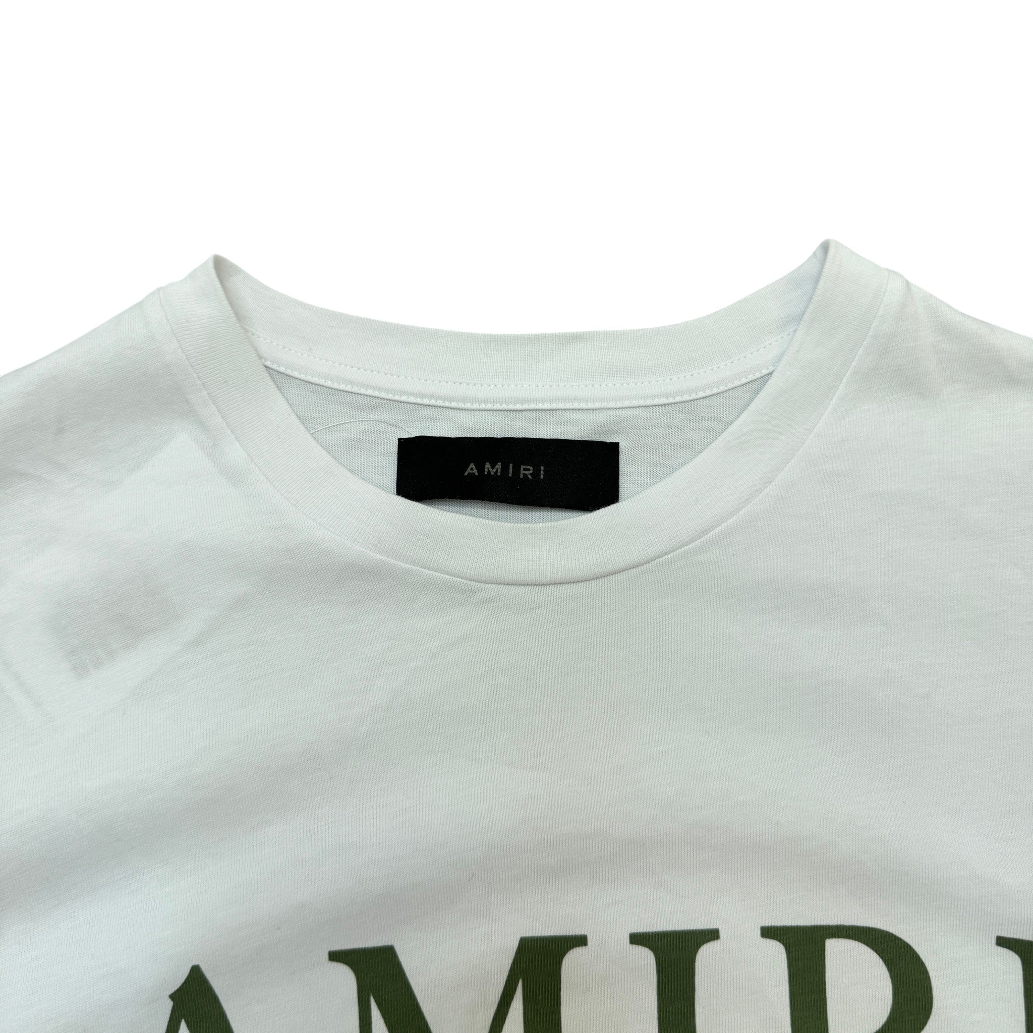 Men's Logo Print T-Shirt White Size L