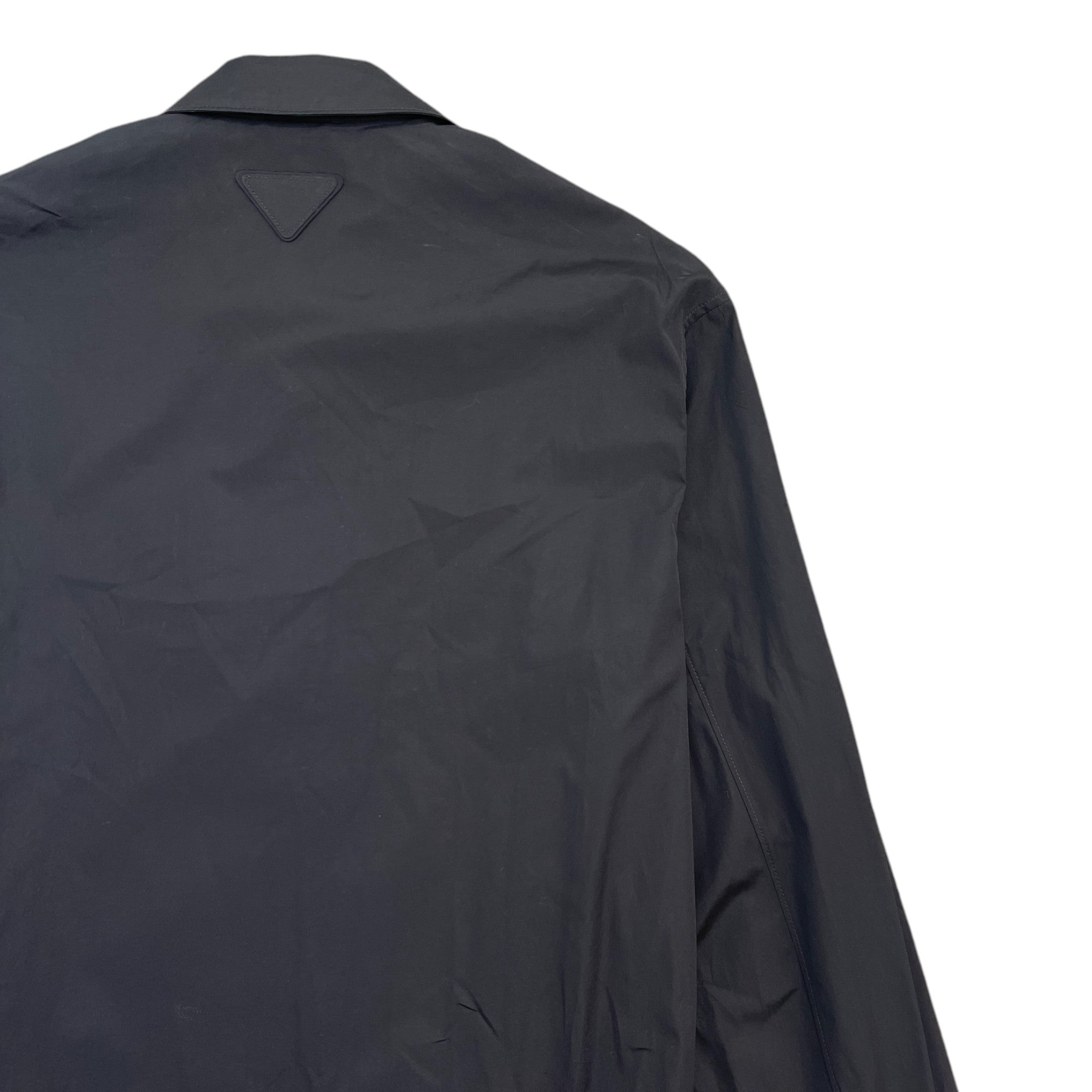 Men's Triangle Logo Jacket Black Size S