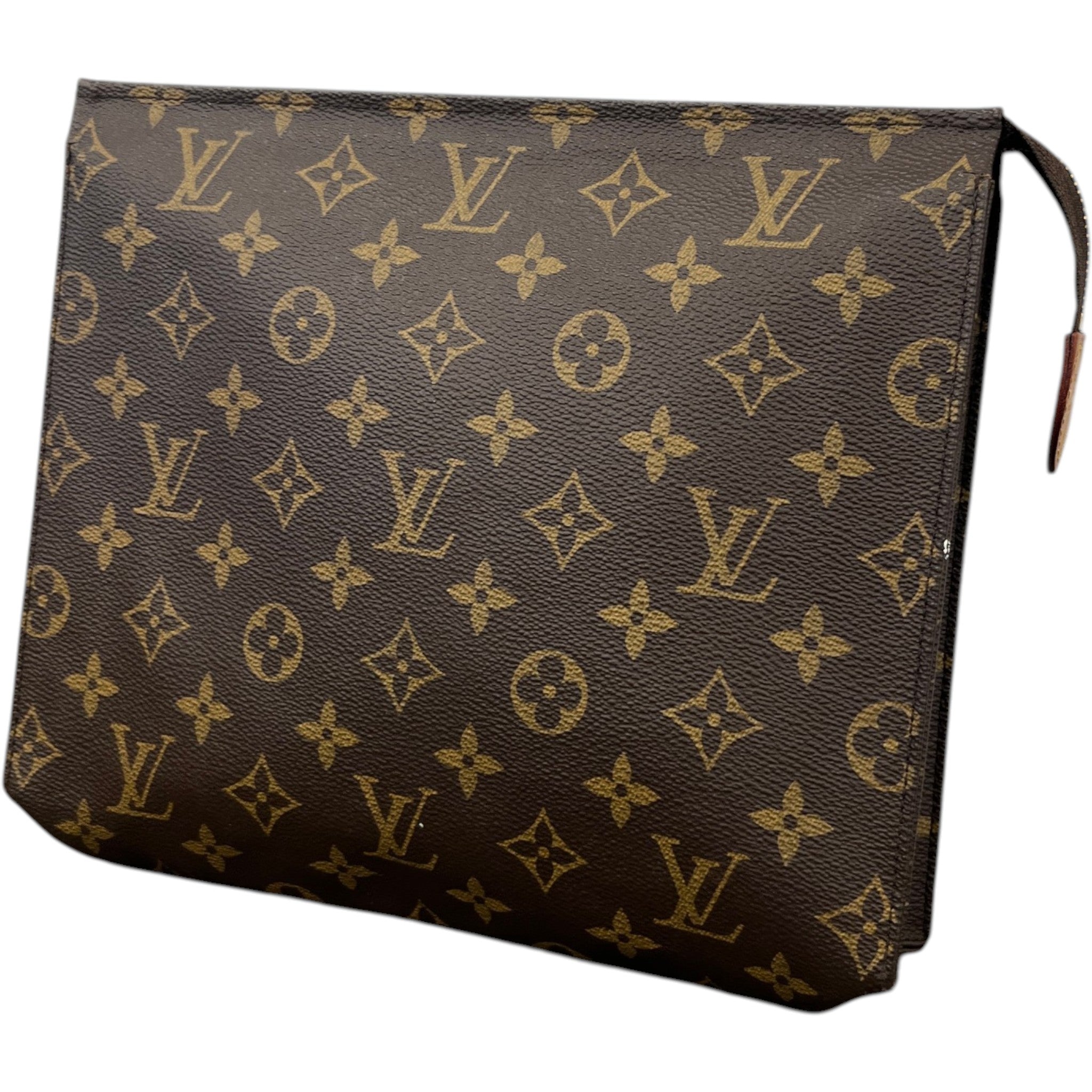 Women's Monogram Canvas 26 Toiletry Bag Brown