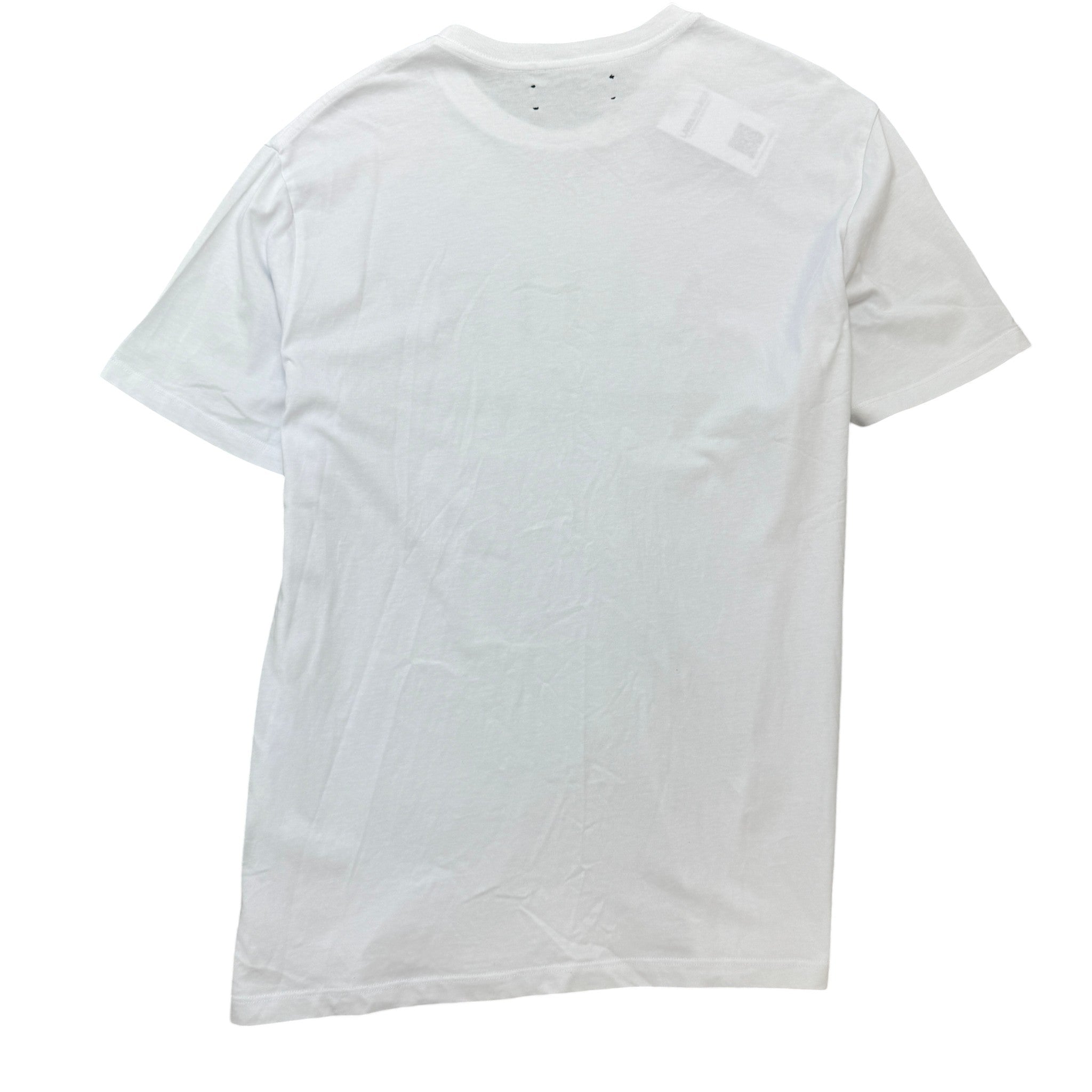 Men's Logo Print T-Shirt White Size L