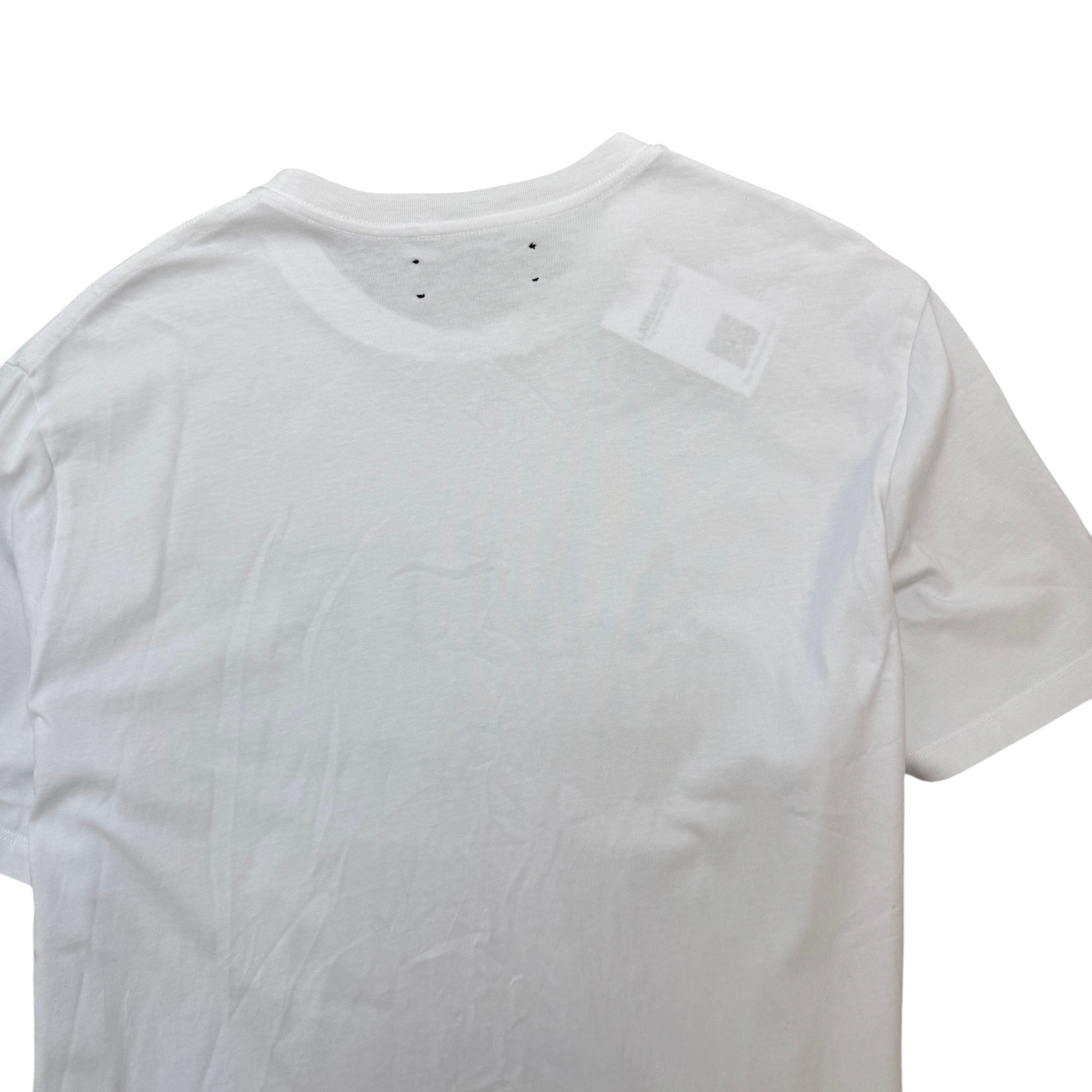 Men's Logo Print T-Shirt White Size L