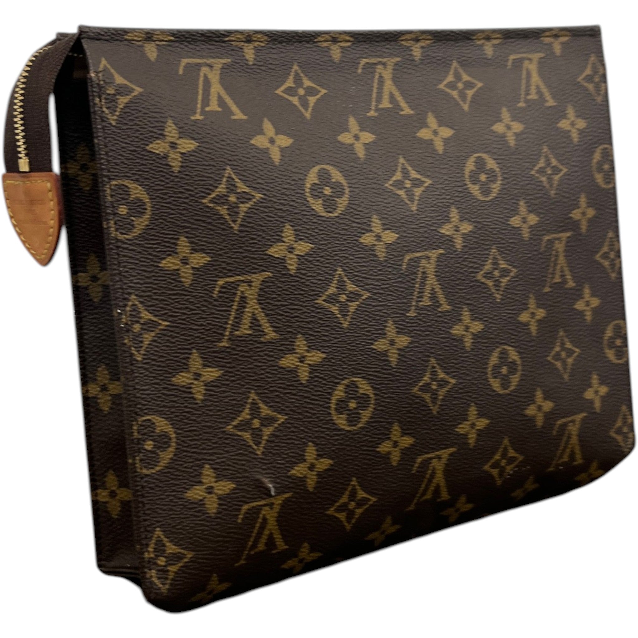Women's Monogram Canvas 26 Toiletry Bag Brown