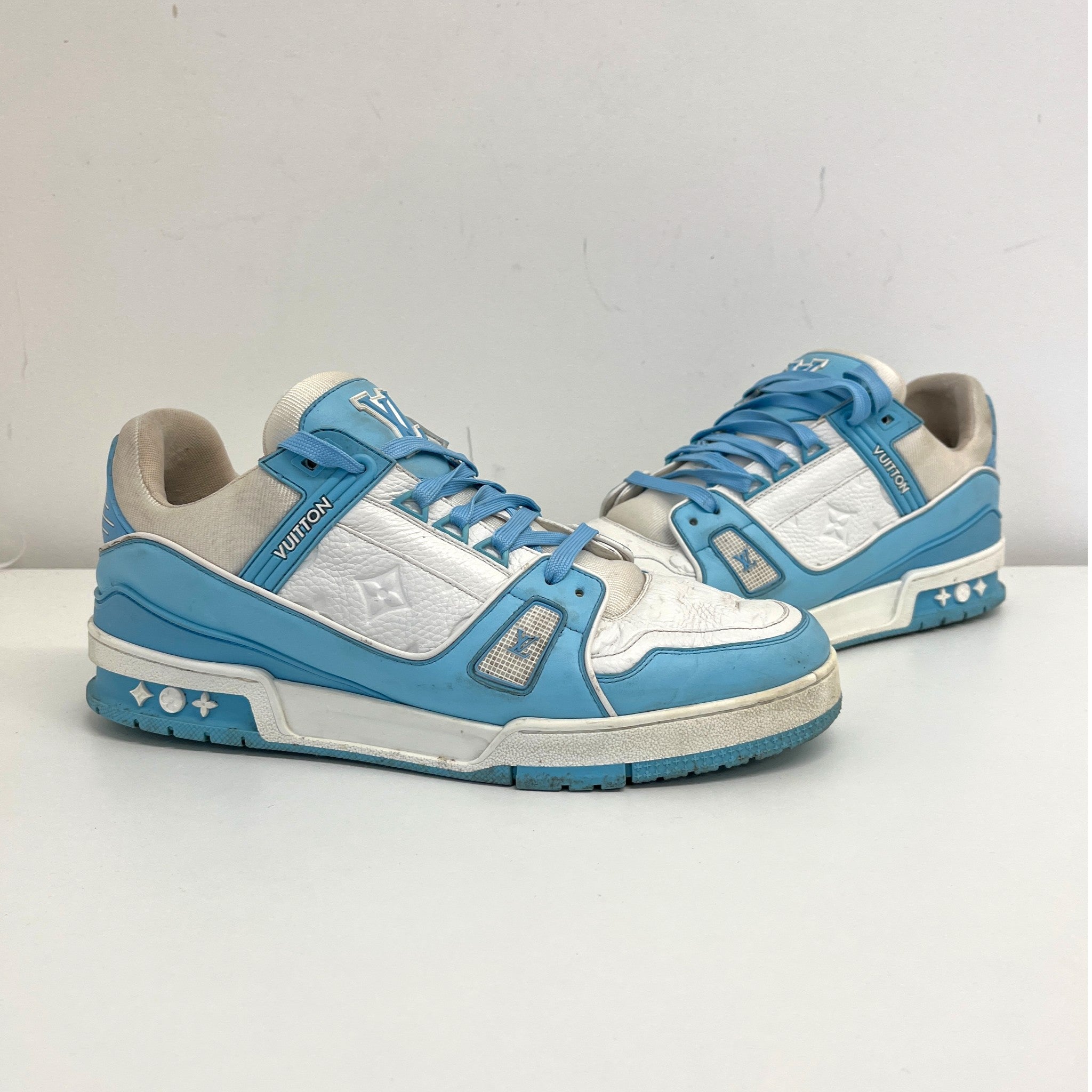 Men's Lv Low Trainers Blue Size EU 44 / UK 10
