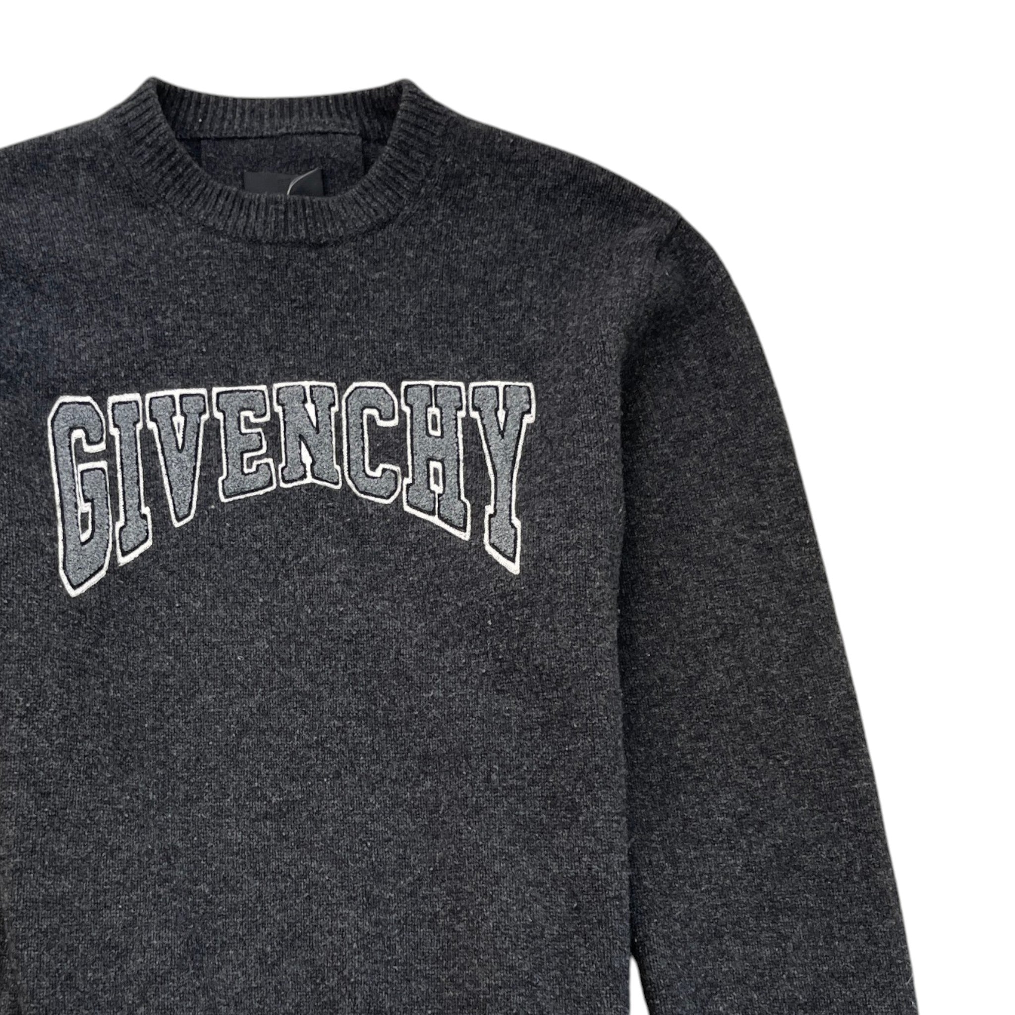 Men's Varsity Logo Jumper Charcoal Size M
