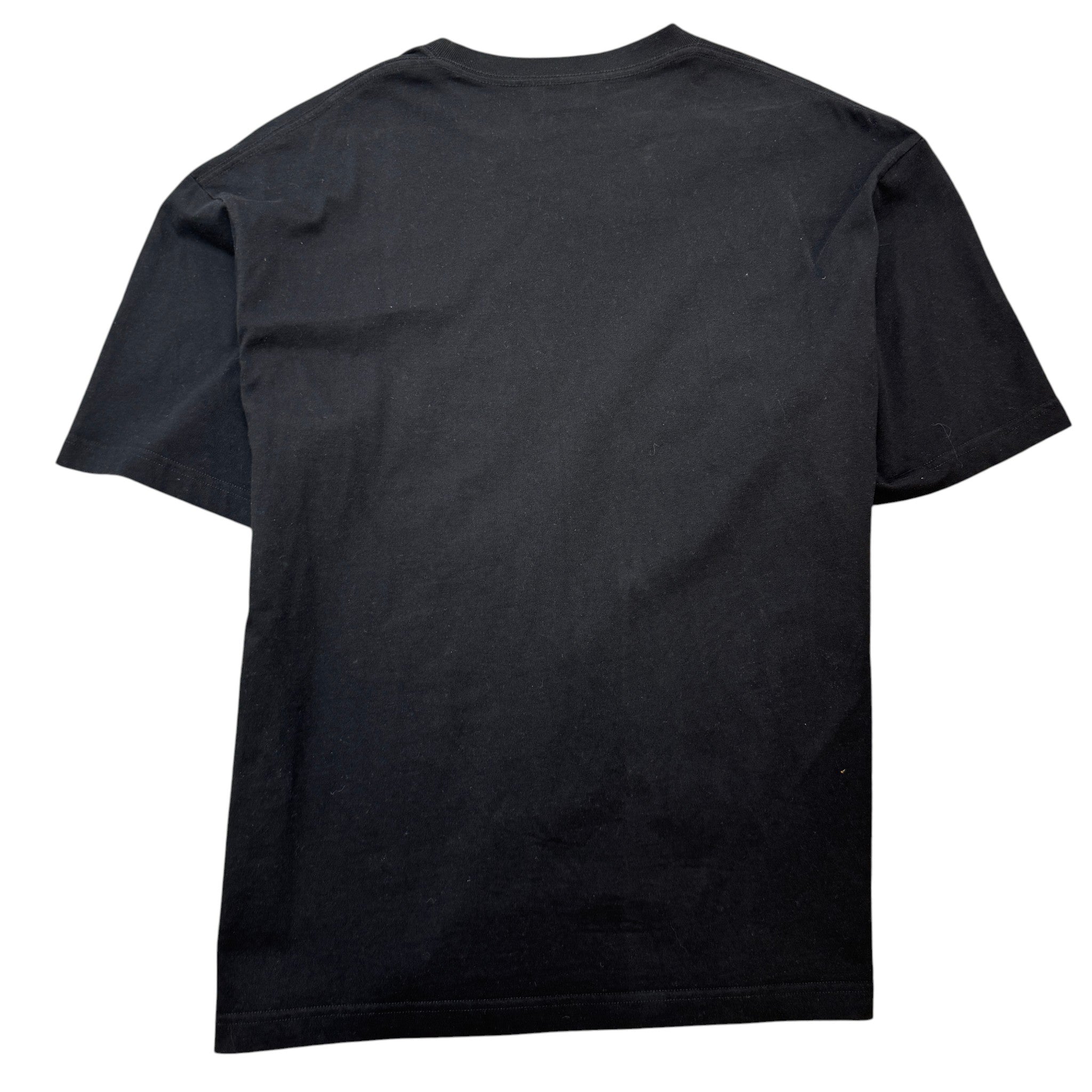 Pixel Logo Print T-Shirt Black Size M