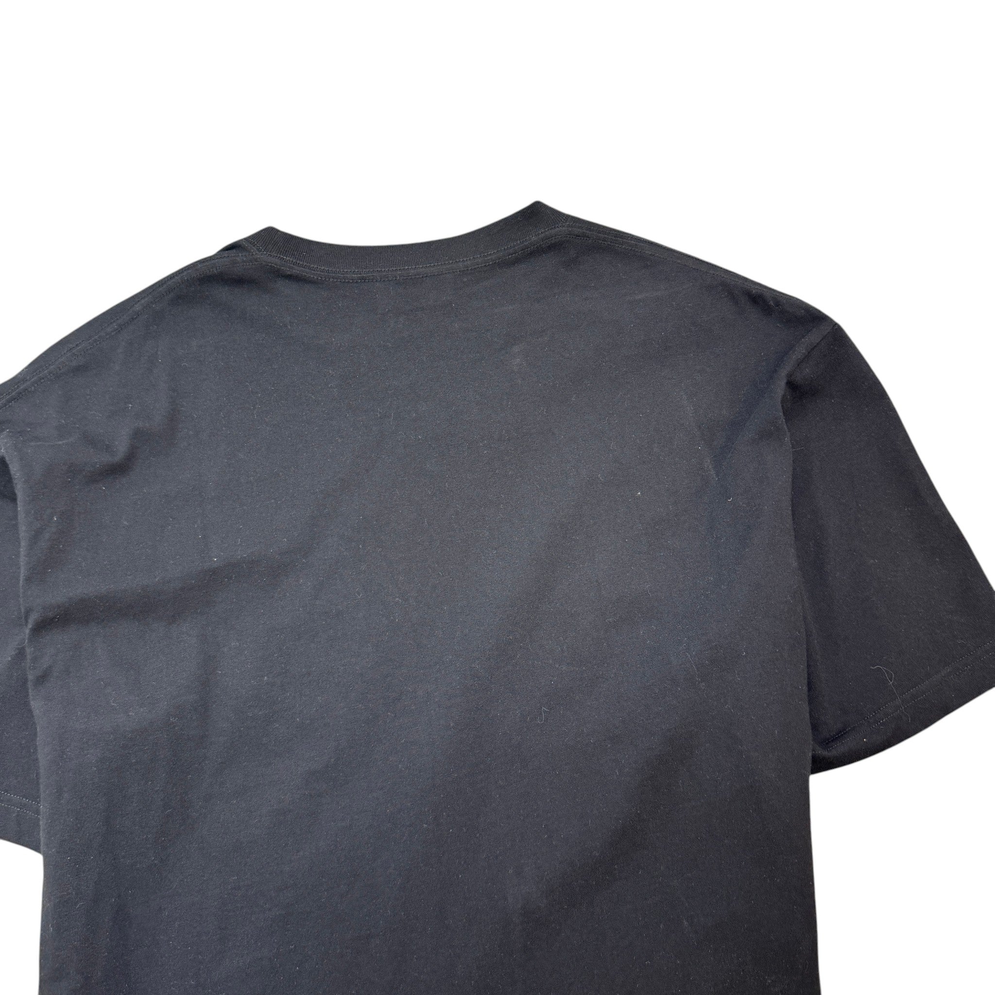 Pixel Logo Print T-Shirt Black Size M