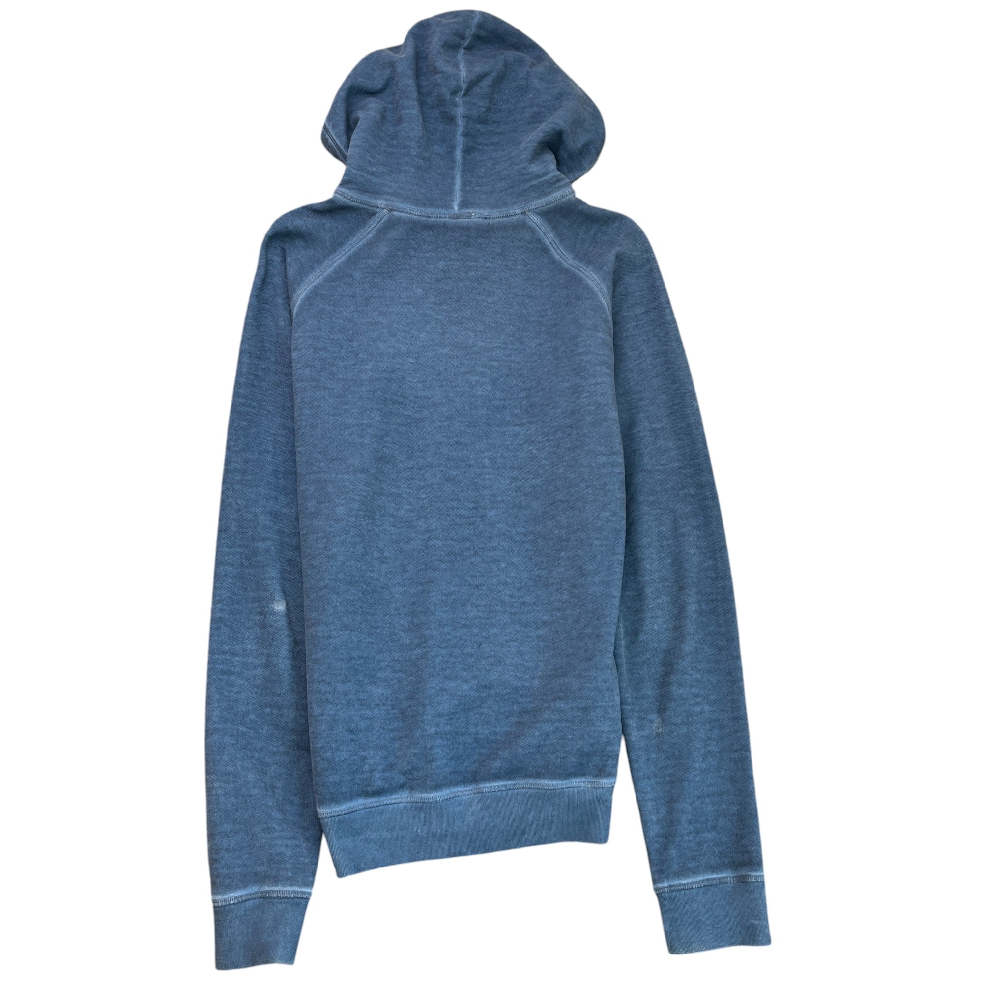 Men's Logo Print Hoodie Blue Size L