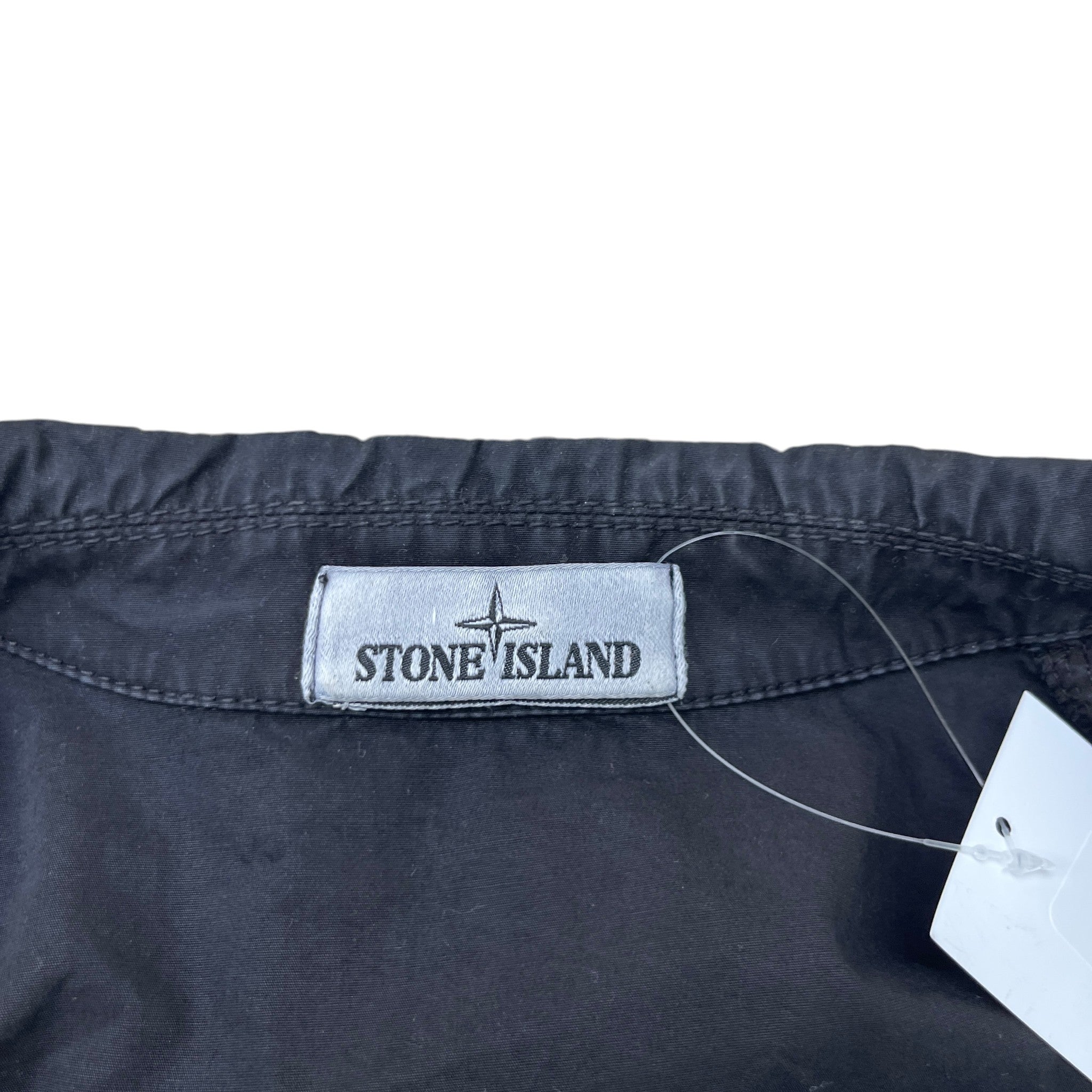 Men's Applique Logo OverShirt Black Size M