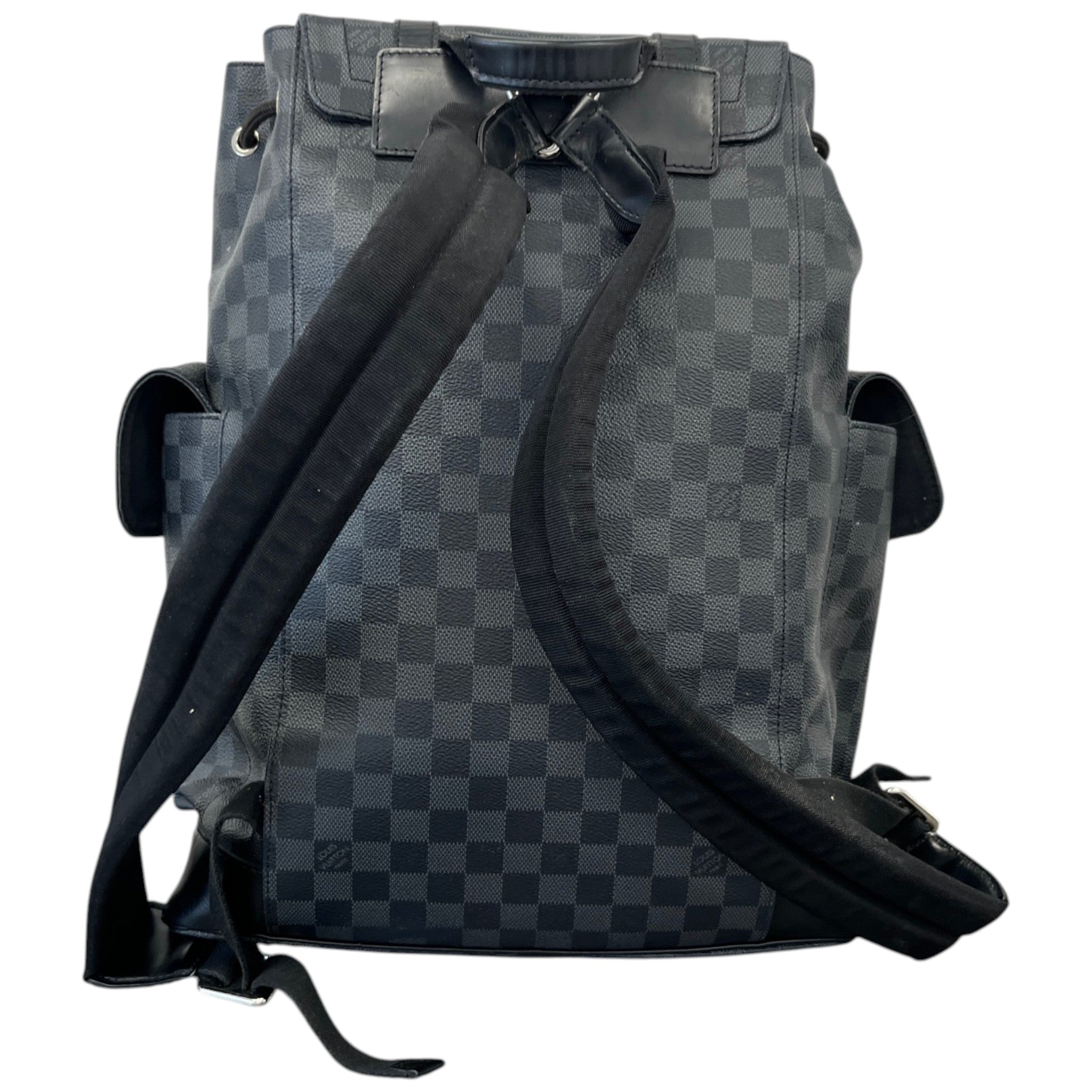 Men's Damier Graphite Christopher Backpack Black