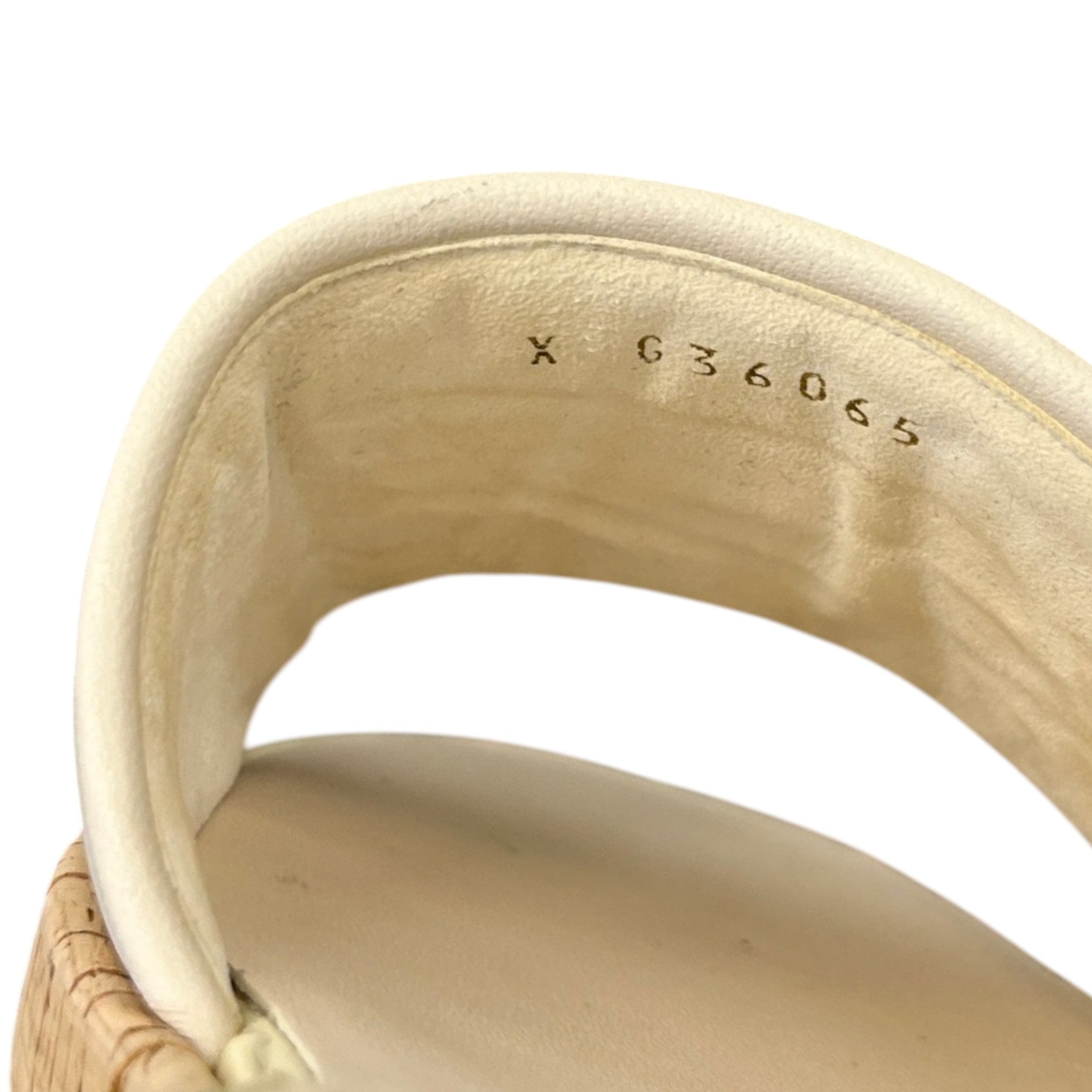 Women's Cc Logo Sandals Beige Size EU 41 / UK 8