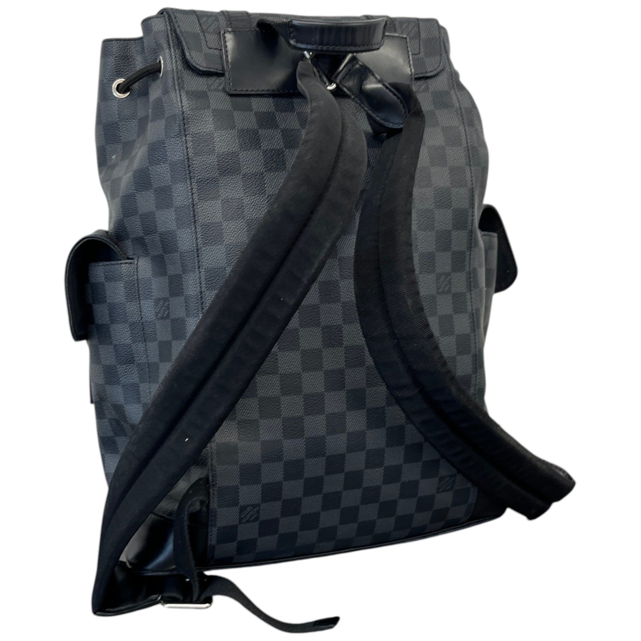 Men's Damier Graphite Christopher Backpack Black