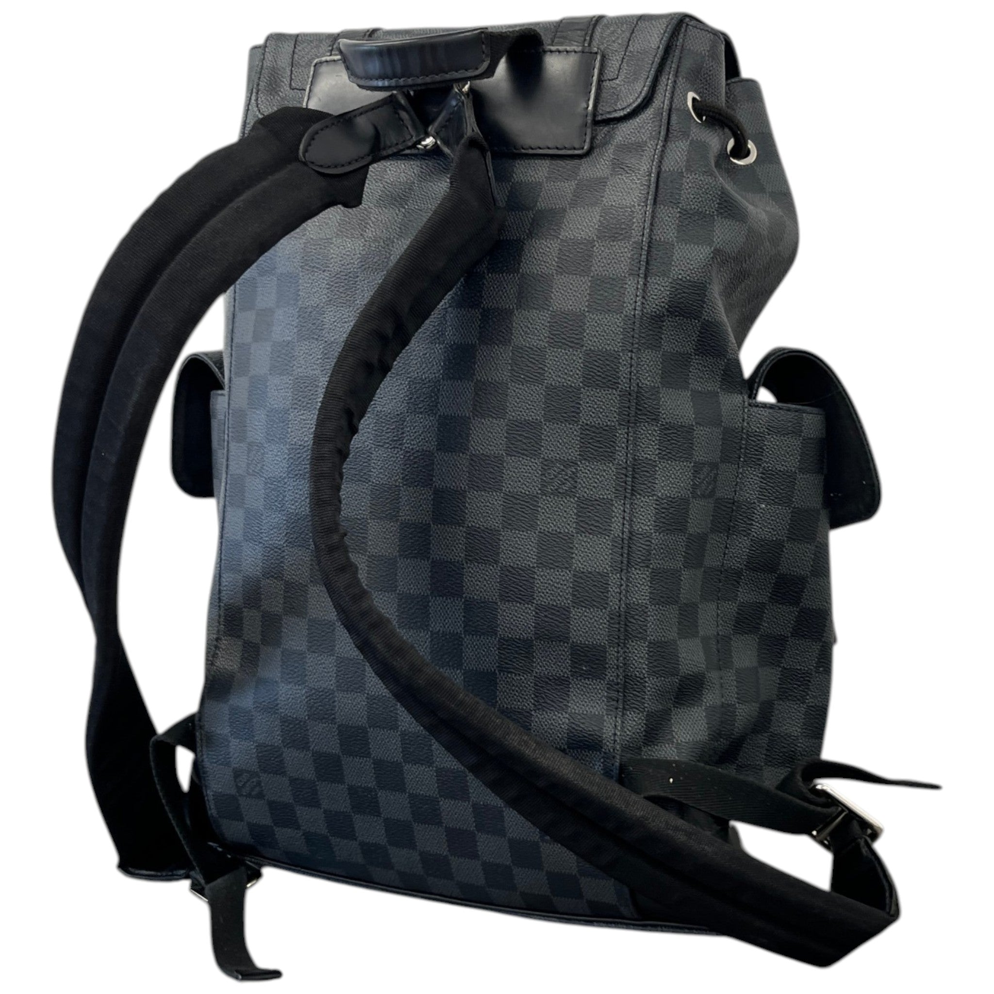 Men's Damier Graphite Christopher Backpack Black