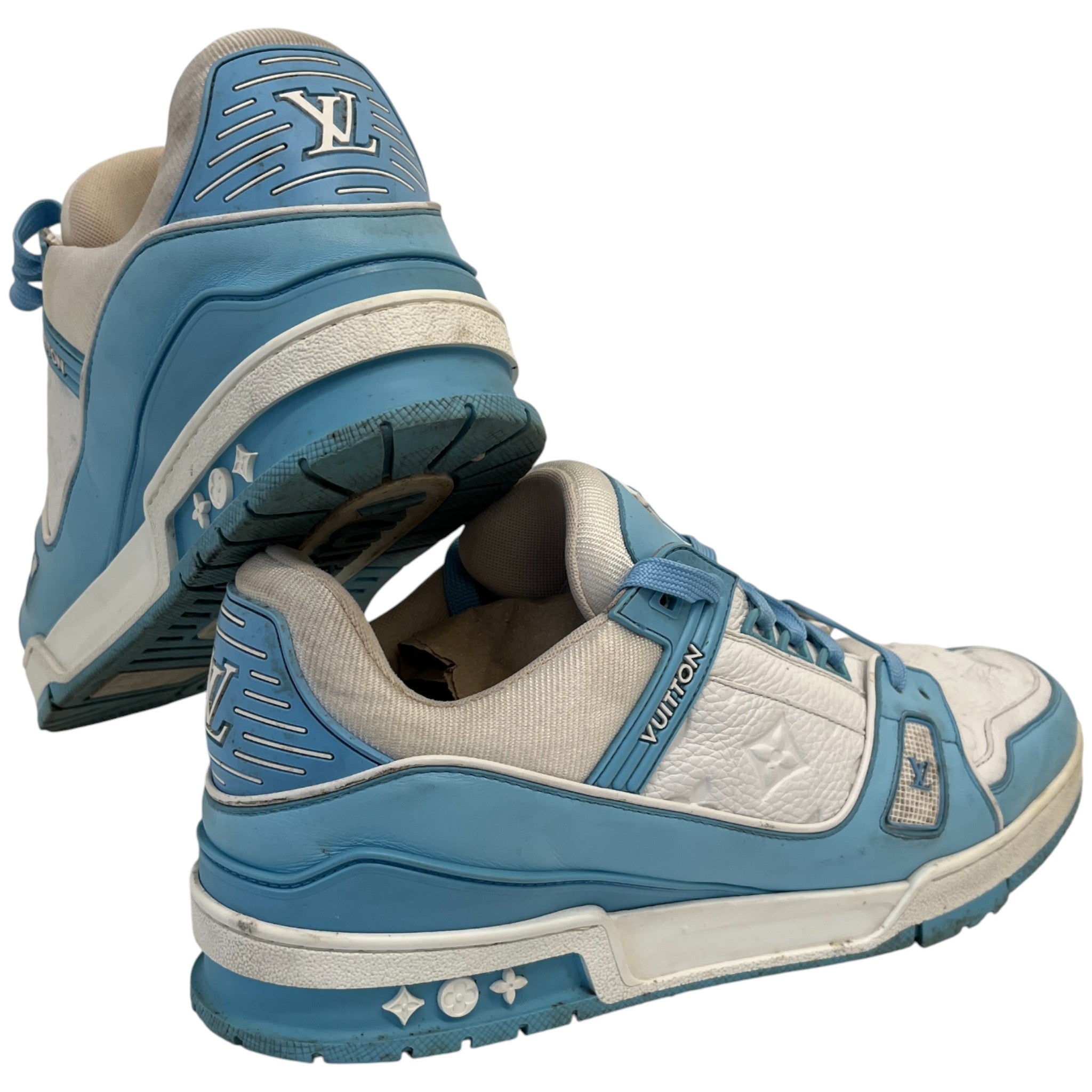 Men's Lv Low Trainers Blue Size EU 44 / UK 10