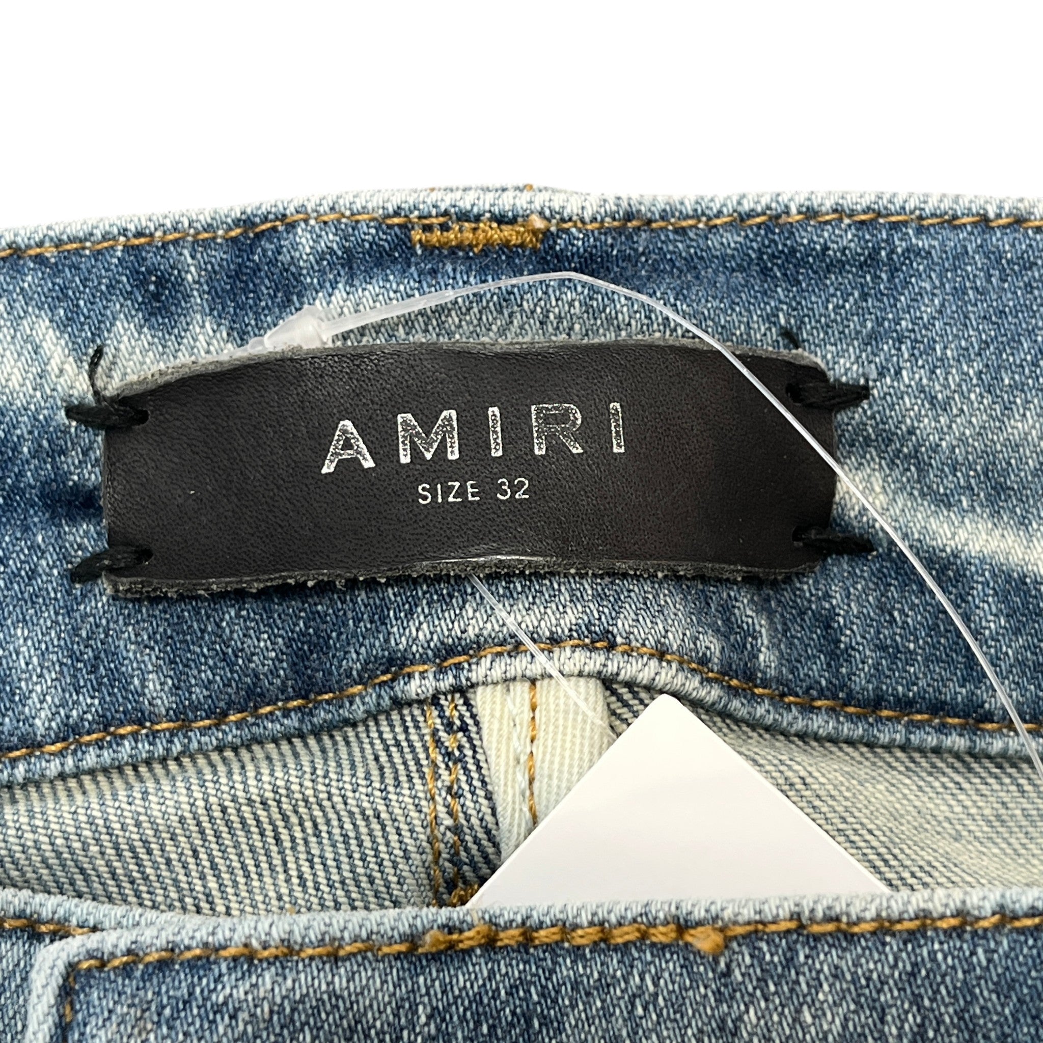 Men's Mx1 Distressed Bandana Jeans Blue Size IT 48 / UK 32