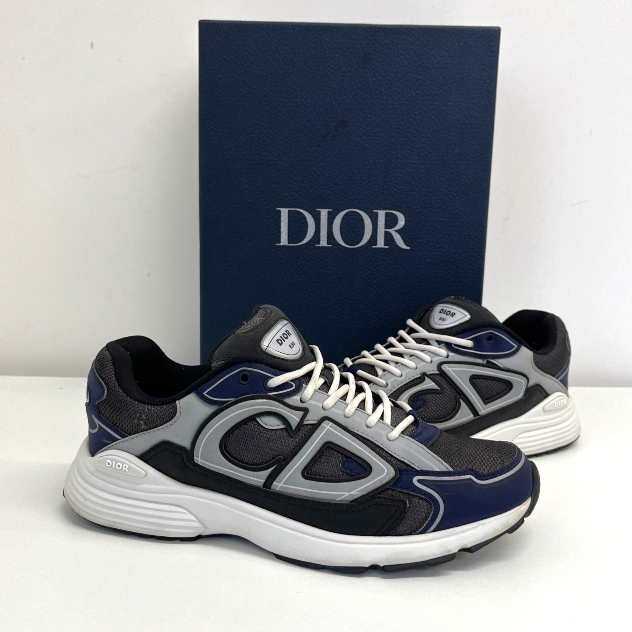 Men's B30 Low Trainers Navy Size EU 42 / UK 8